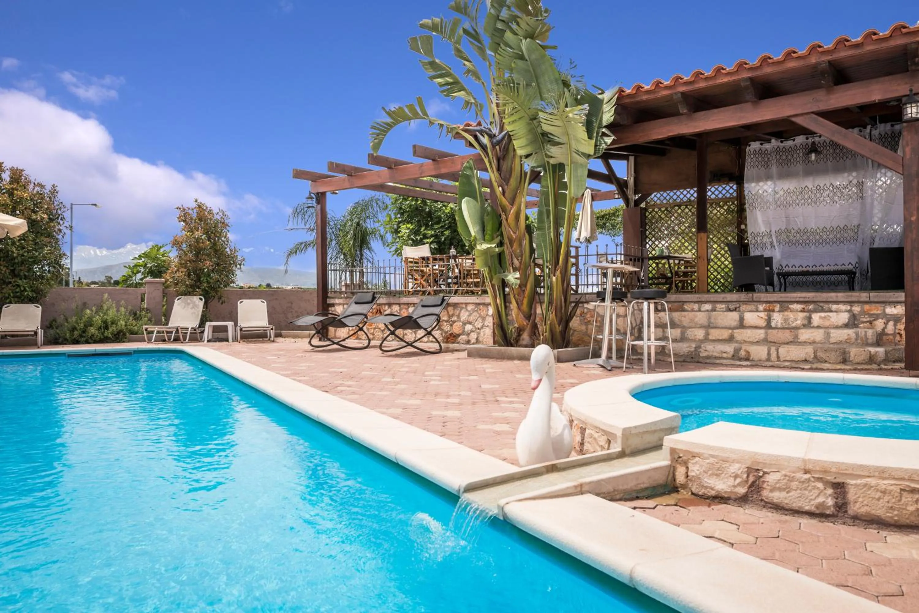 Swimming pool in Areti Suites