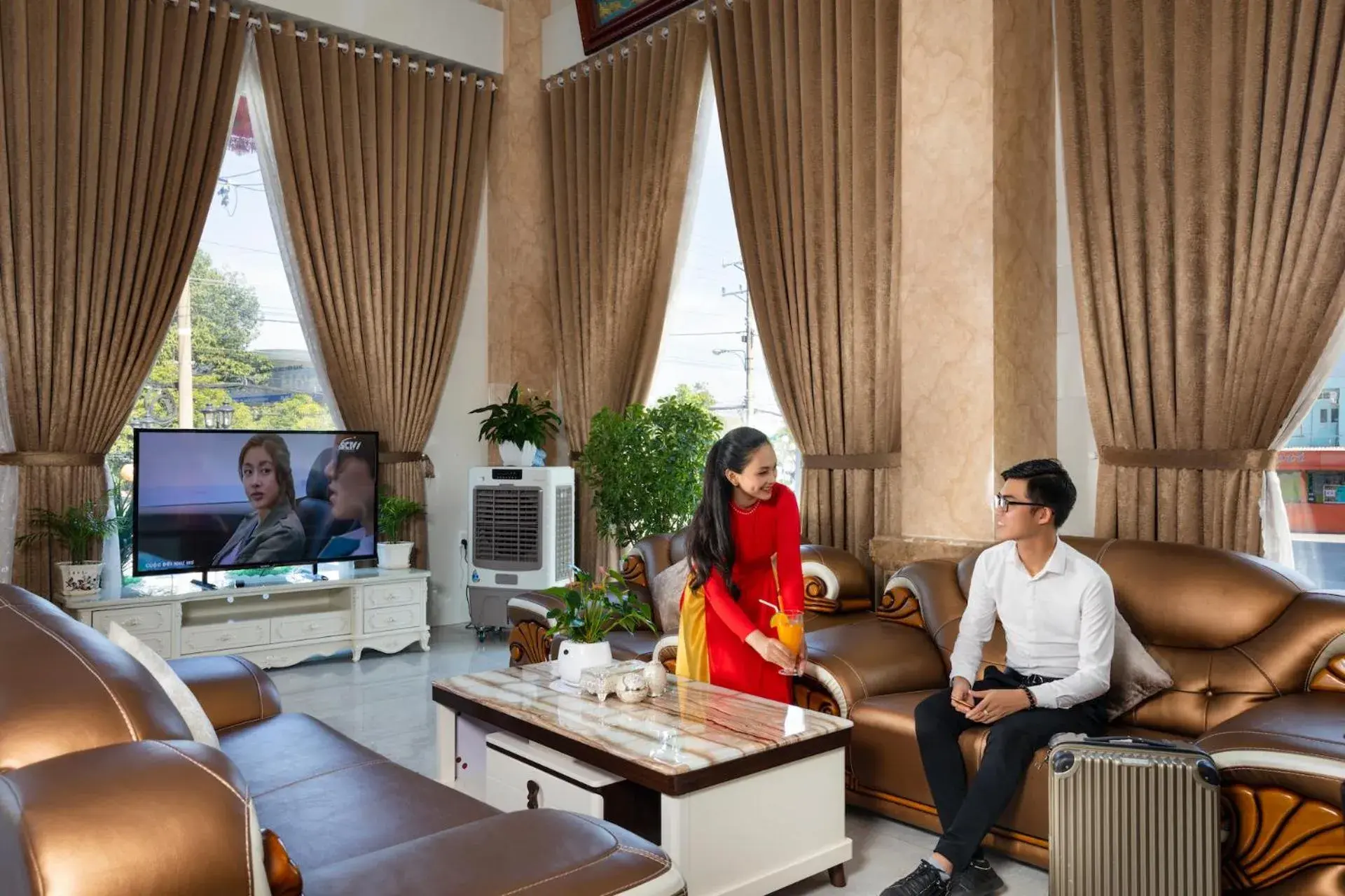 Lobby or reception in Phuc Ngoc Hotel Lobby or reception in Phuc Ngoc Hotel