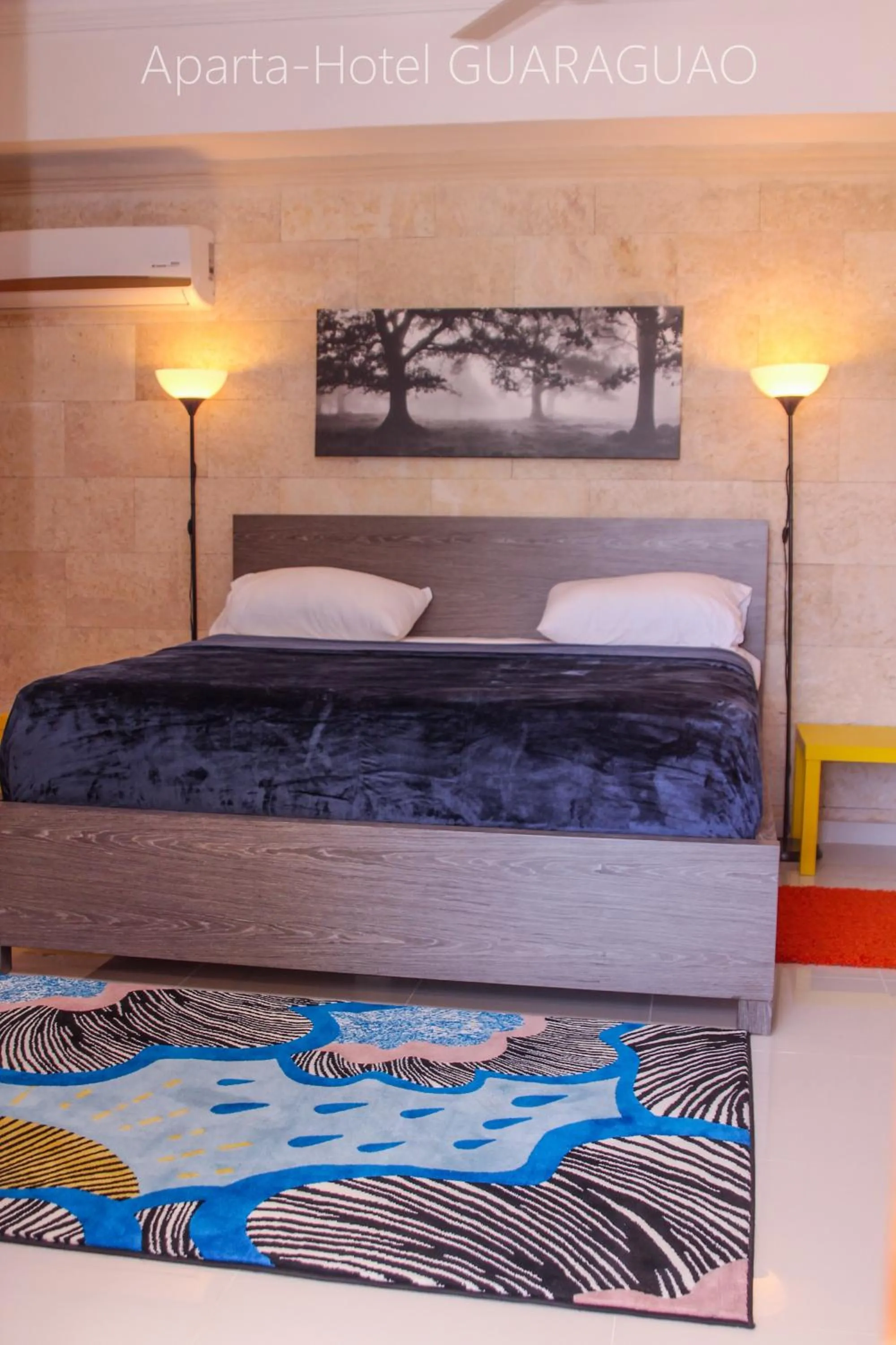 Bed in Apartahotel Guaraguao