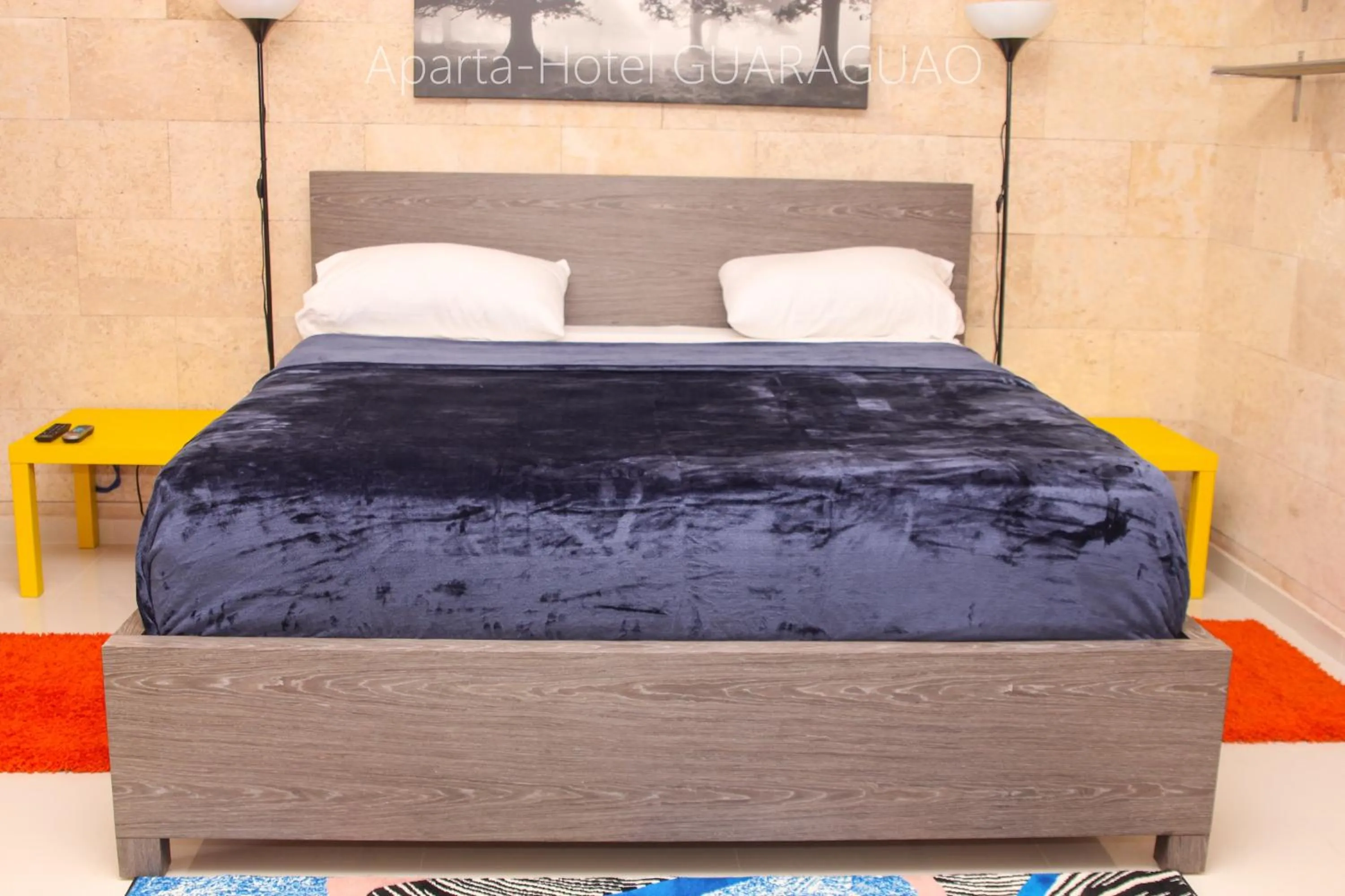Bed in Apartahotel Guaraguao
