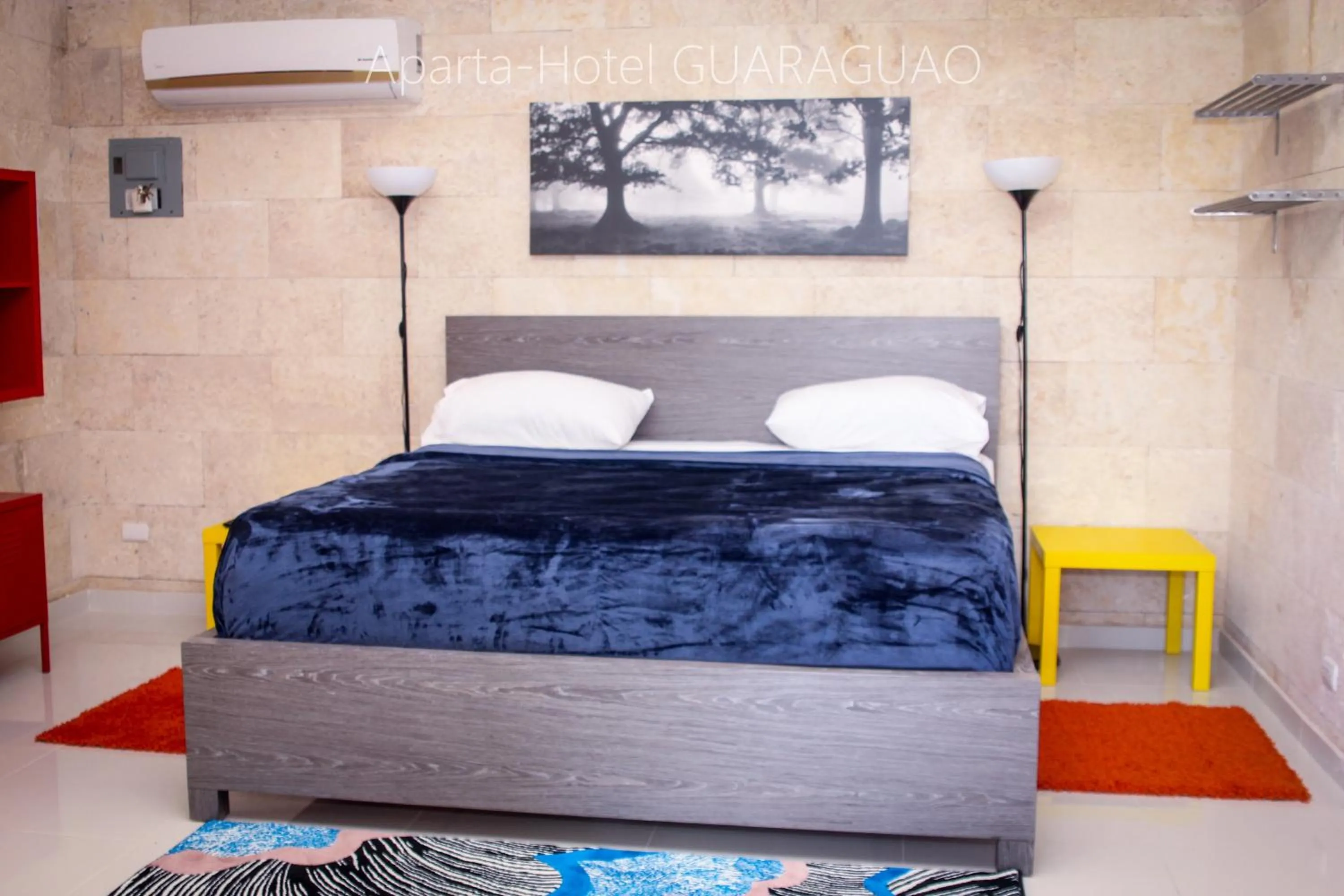 Bed in Apartahotel Guaraguao