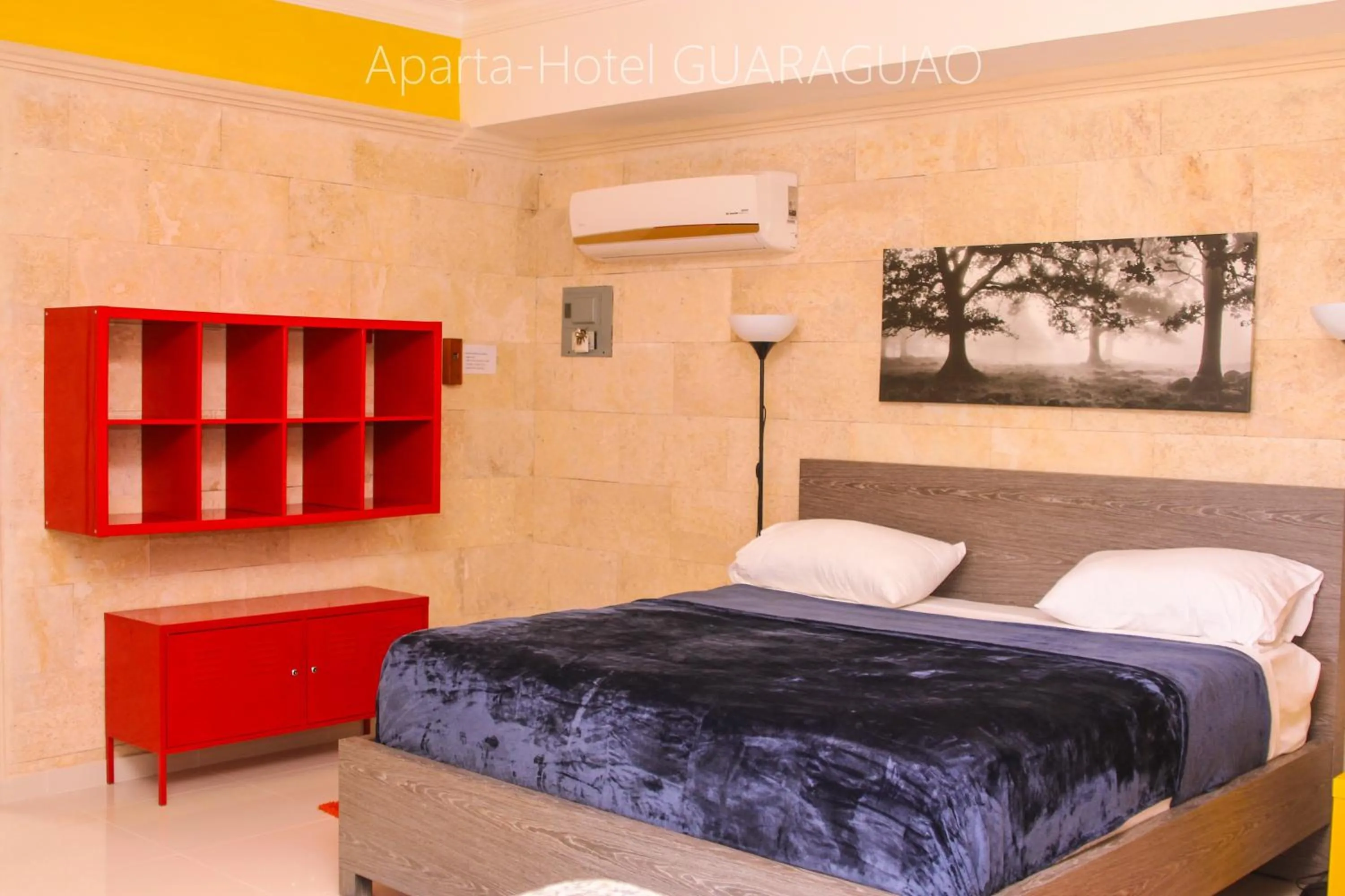 Bed in Apartahotel Guaraguao