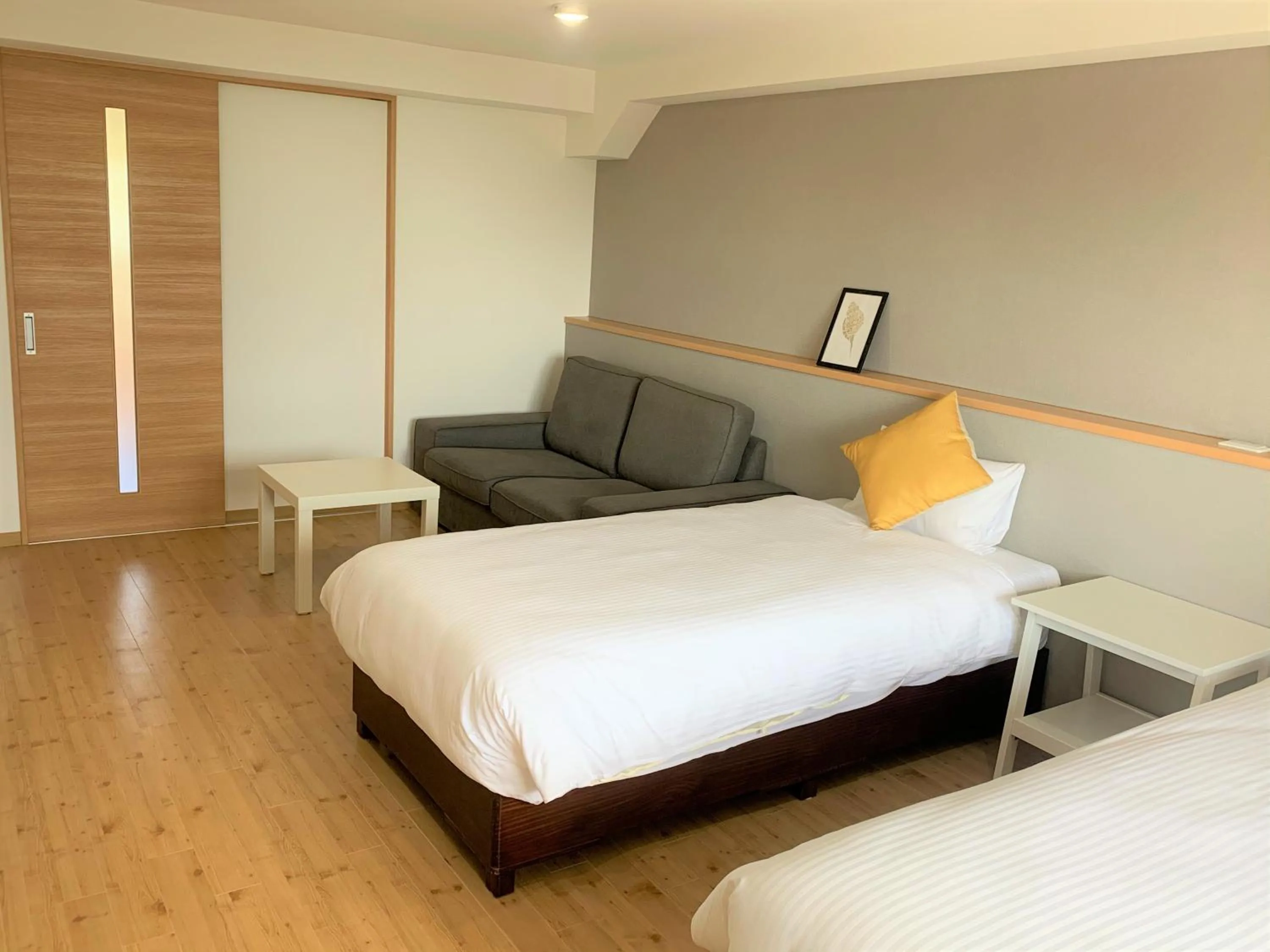 Bed in Hotel Miyakojima