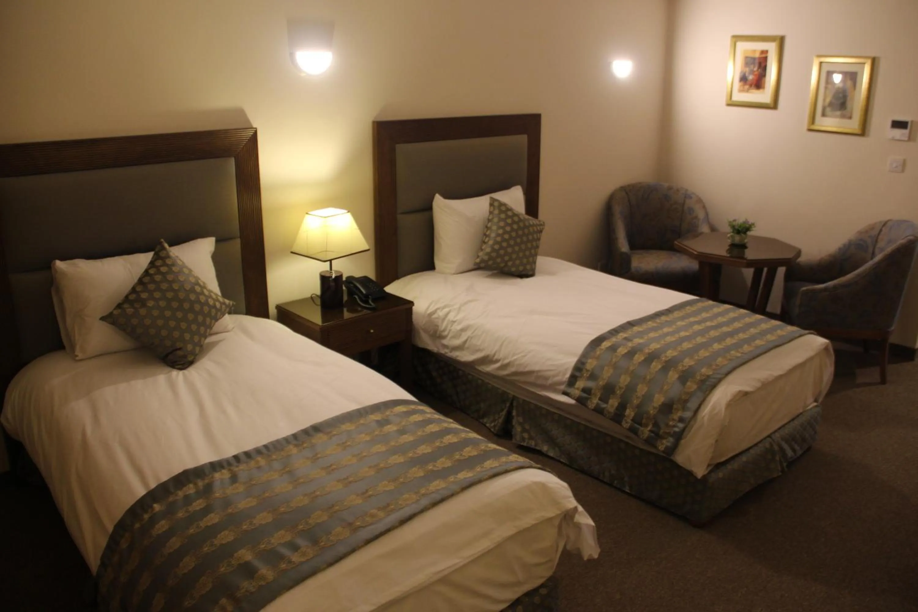 Bed in Saray Hotel Amman