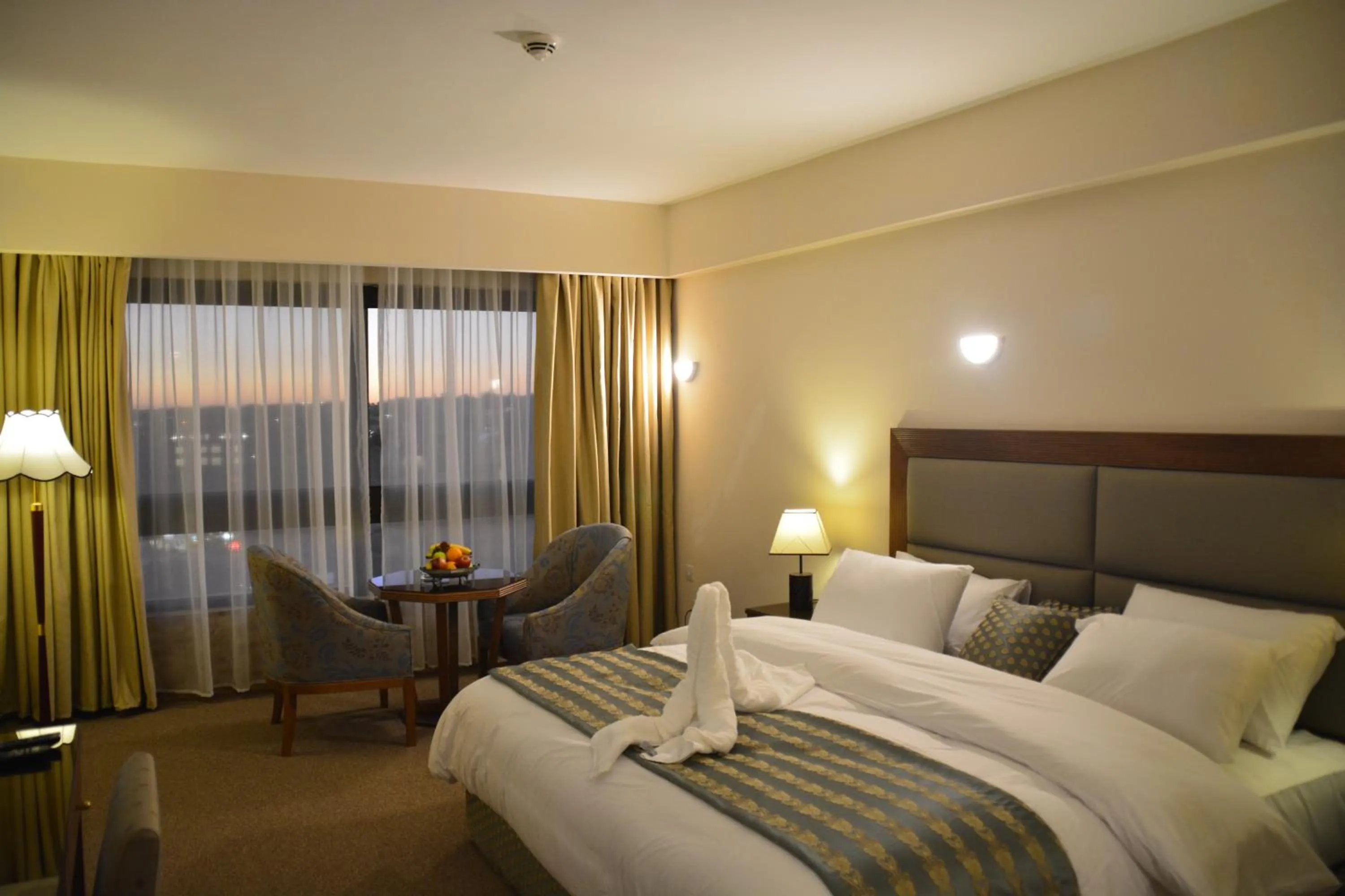 Bed in Saray Hotel Amman