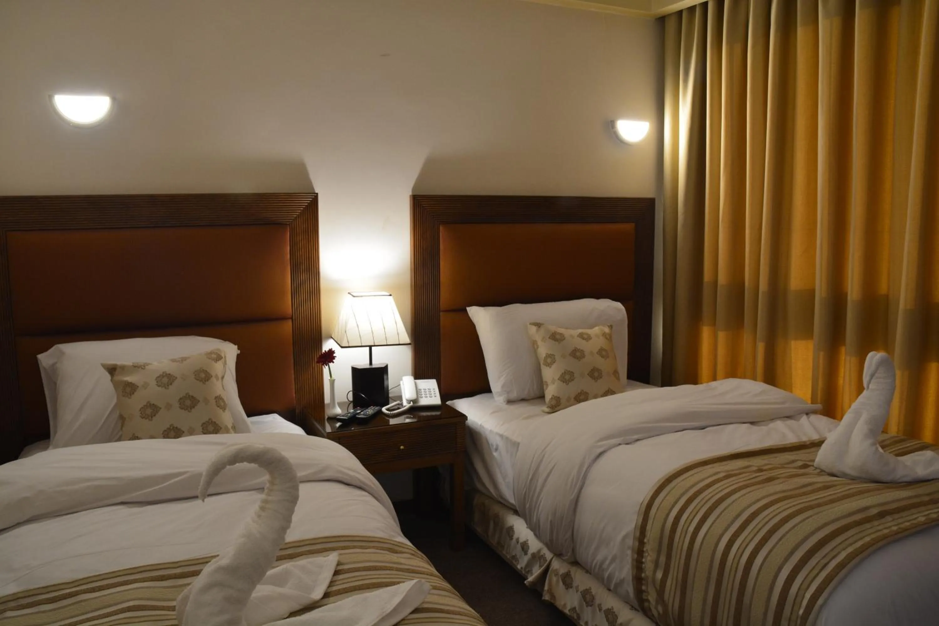 Bed in Saray Hotel Amman