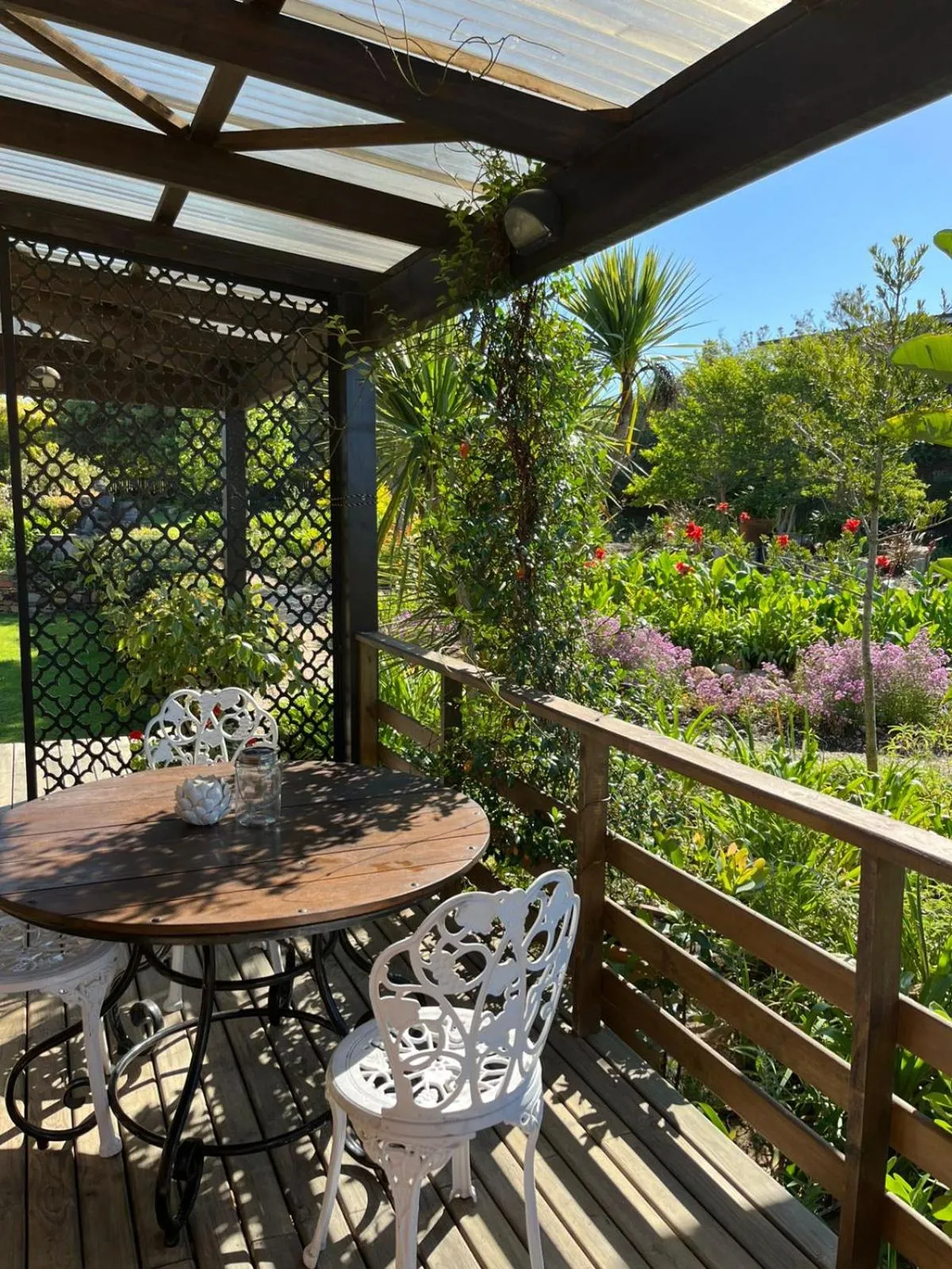 Patio in Narnia Guest House