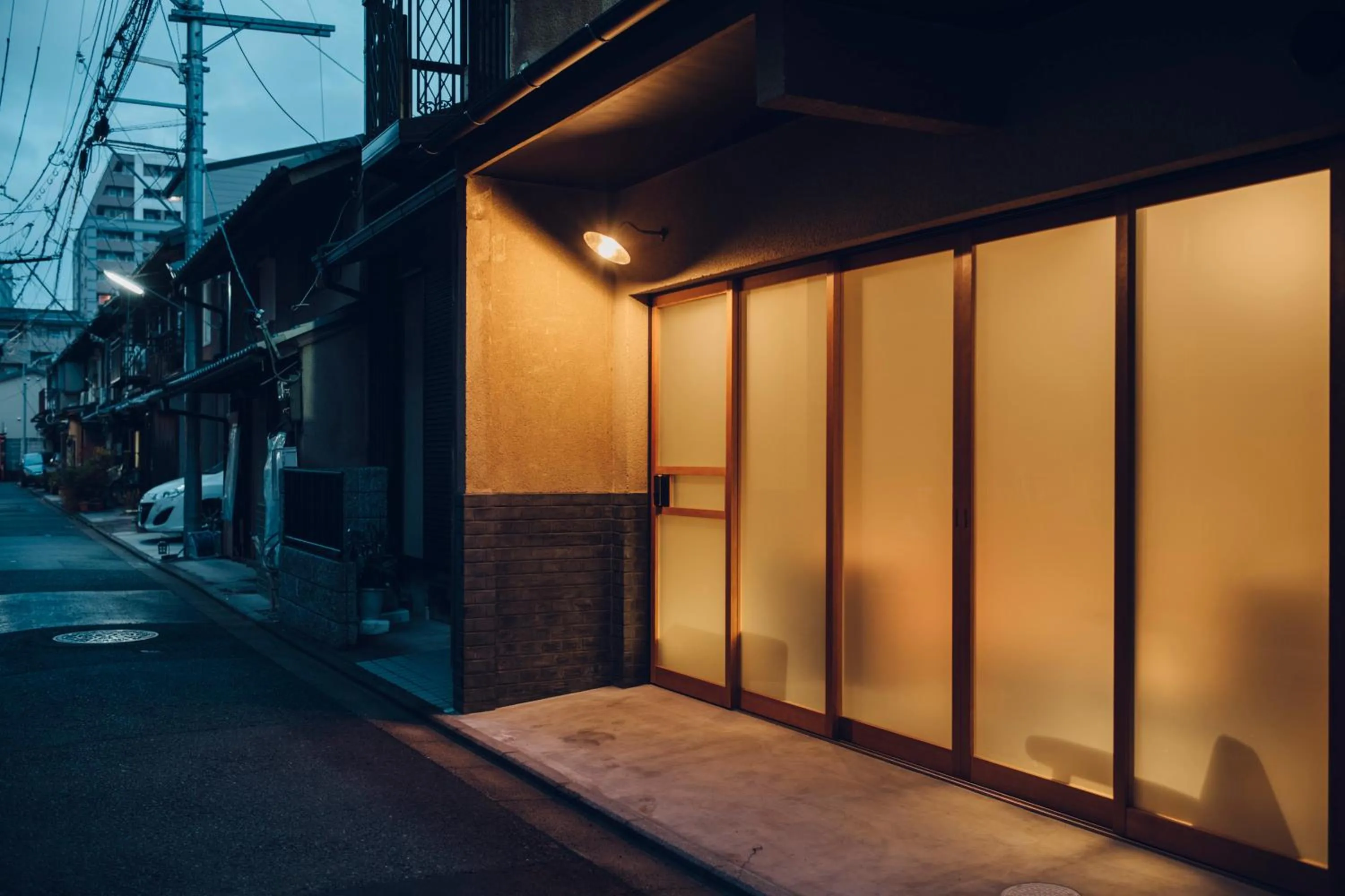 Street view in Ieno House Kyoto