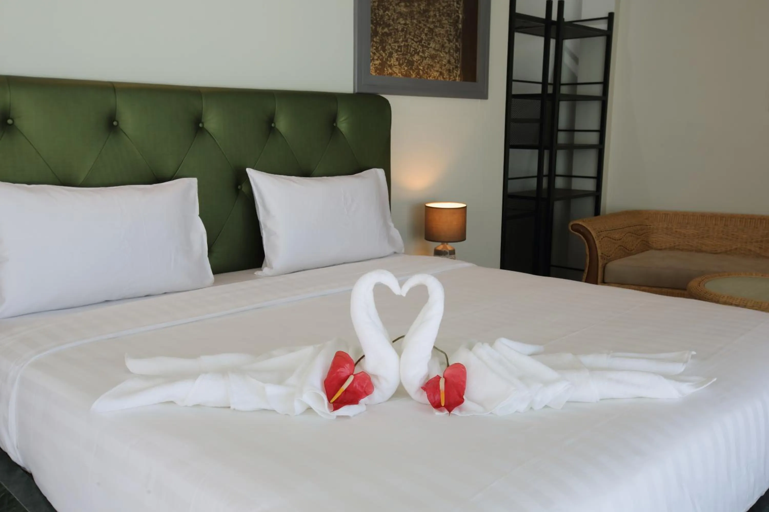 Bedroom, Bed in Wis Beach Khanom