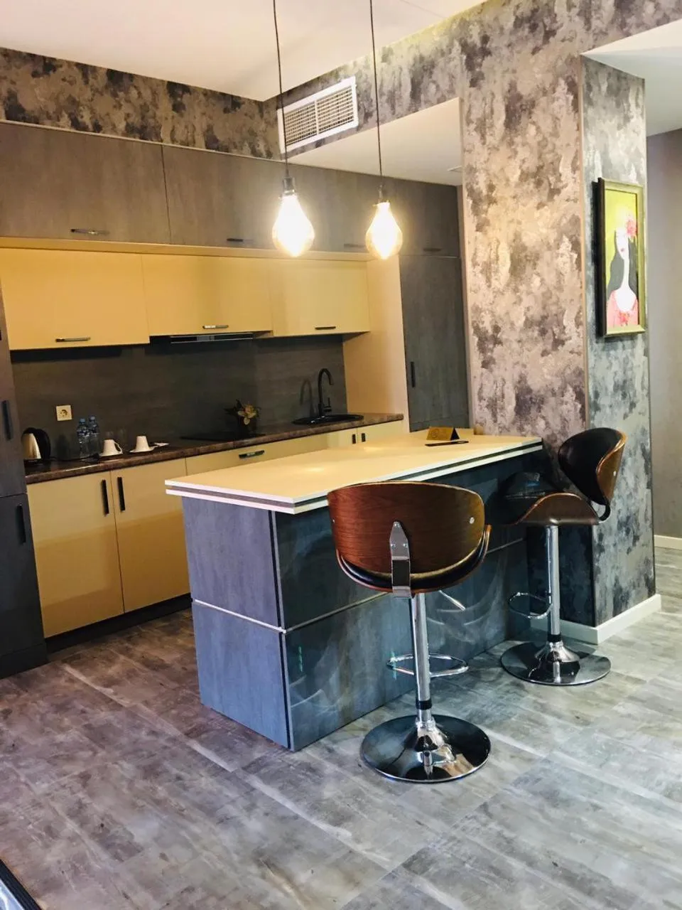 kitchen in Gallery Art Hotel