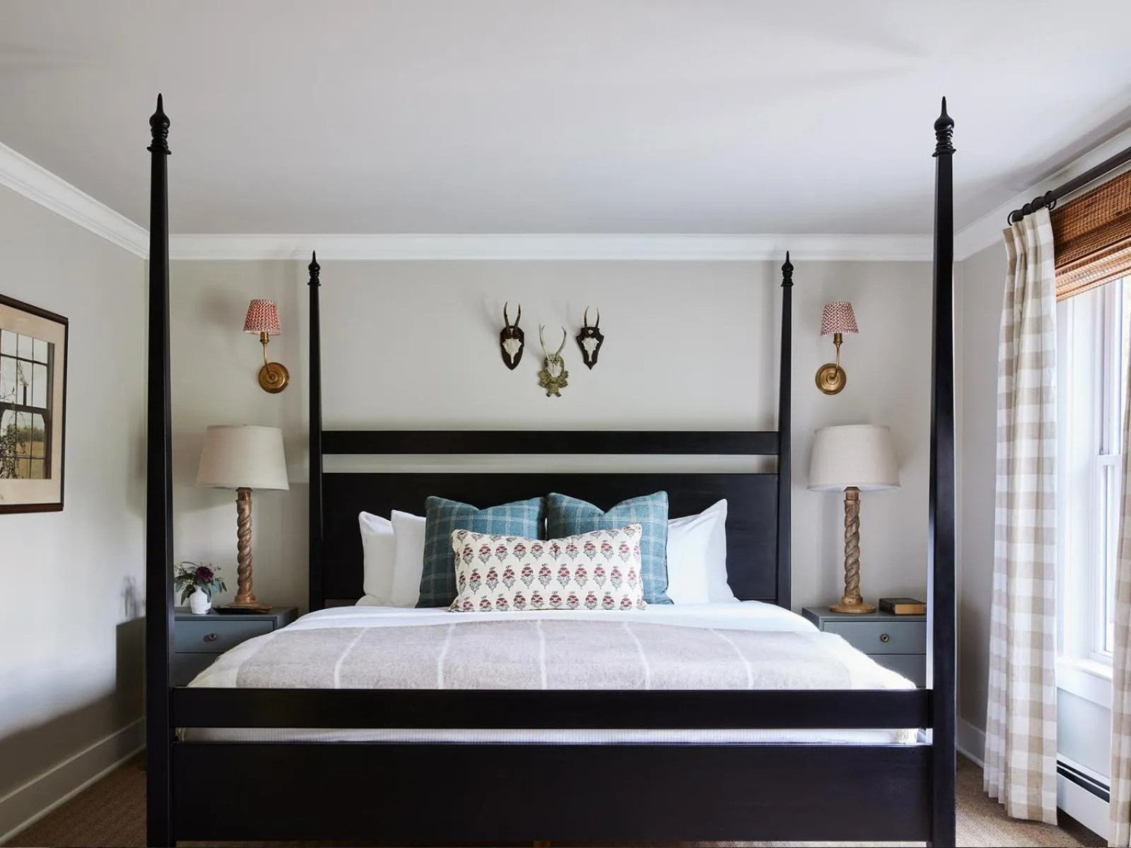 Bed in The White Barn Inn & Spa, Auberge Collection