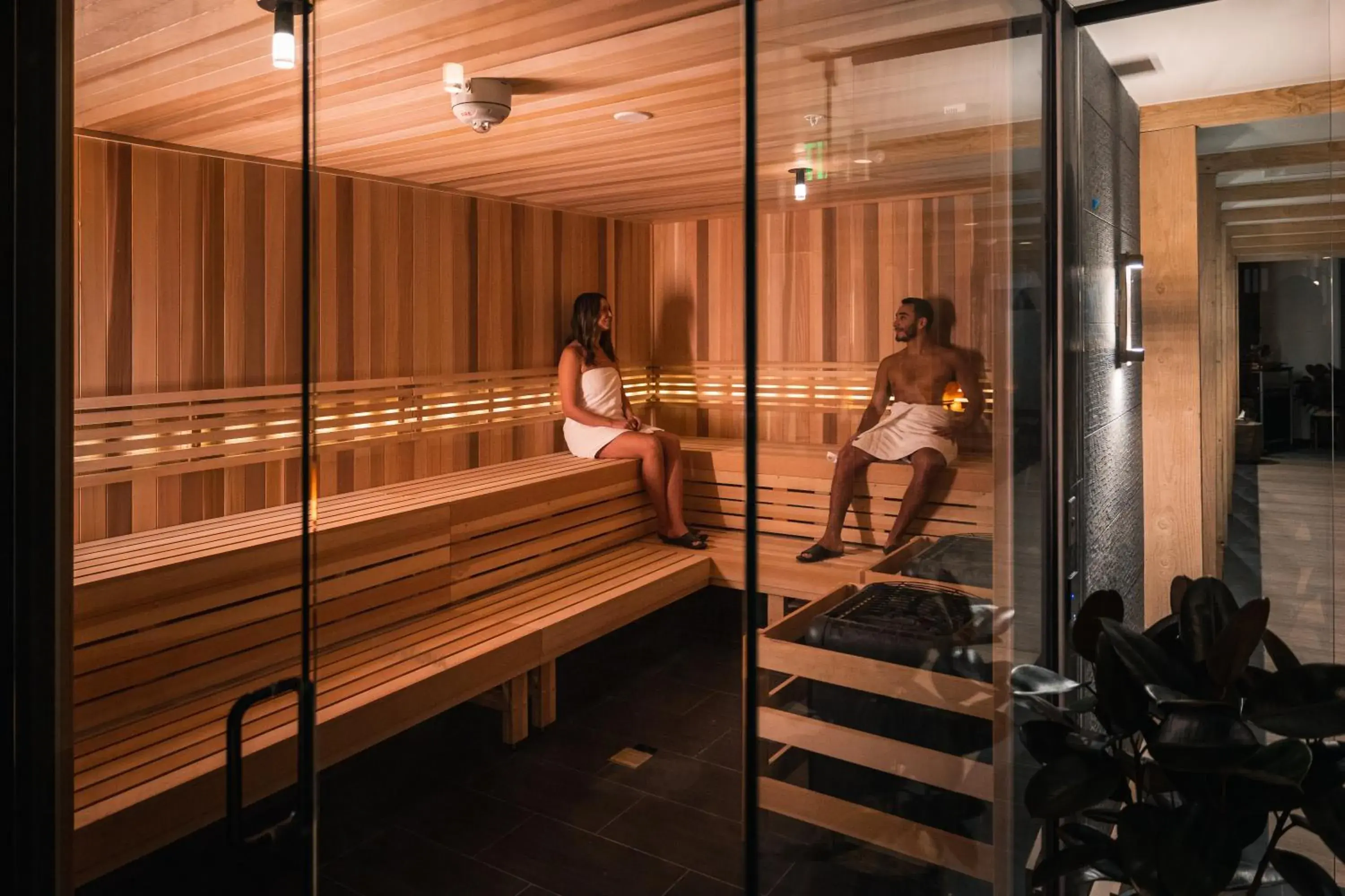 Sauna in Gravity Haus Vail Sauna in Gravity Haus Vail