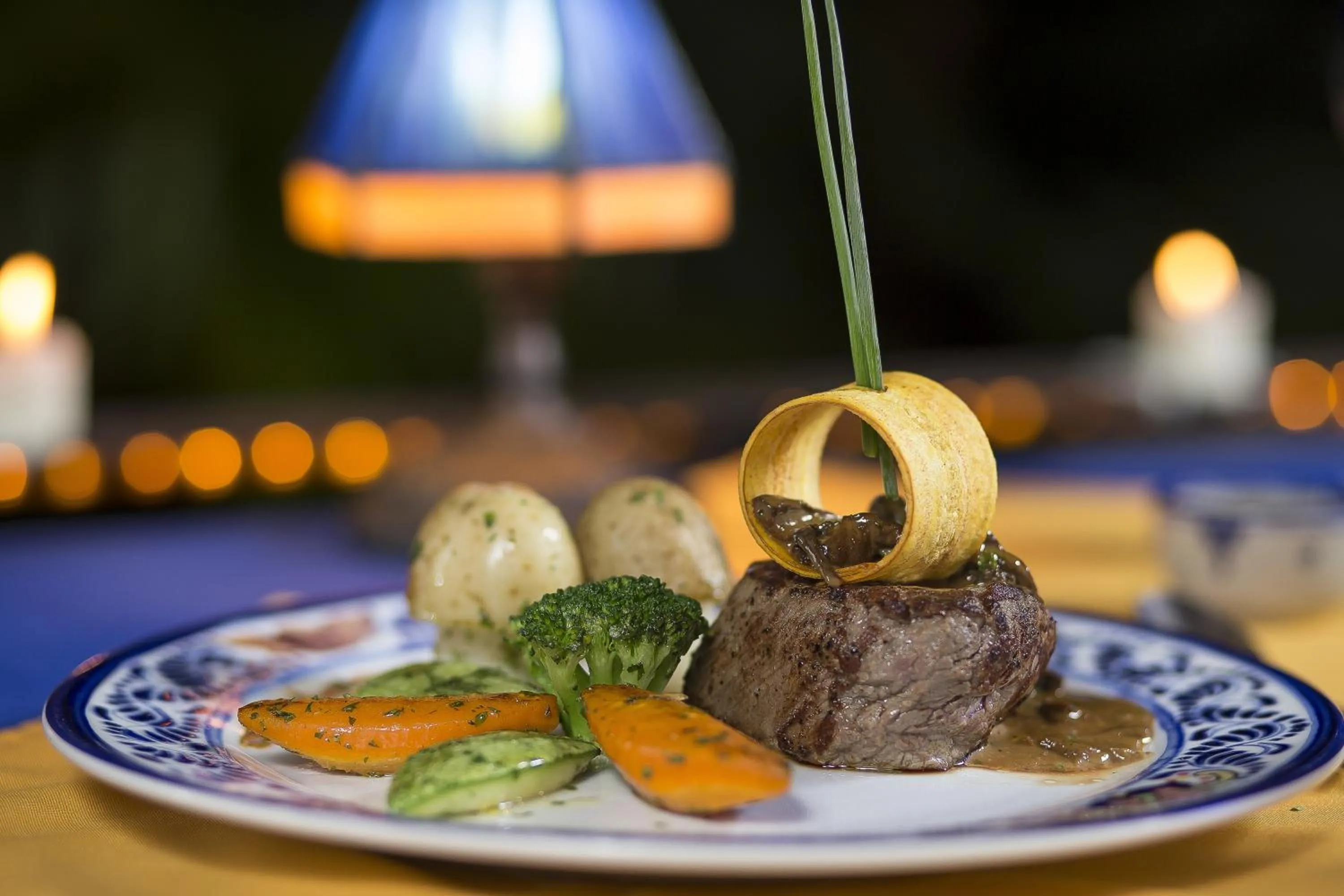 Dinner in Hotel Cuna del Angel