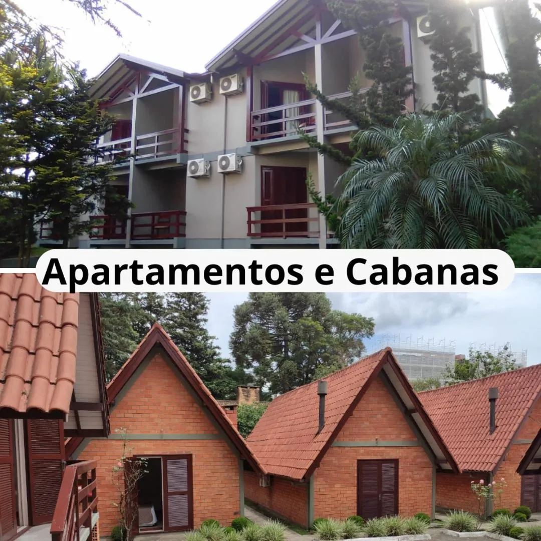 Property building in Hotel Cabana Jardim de Flores