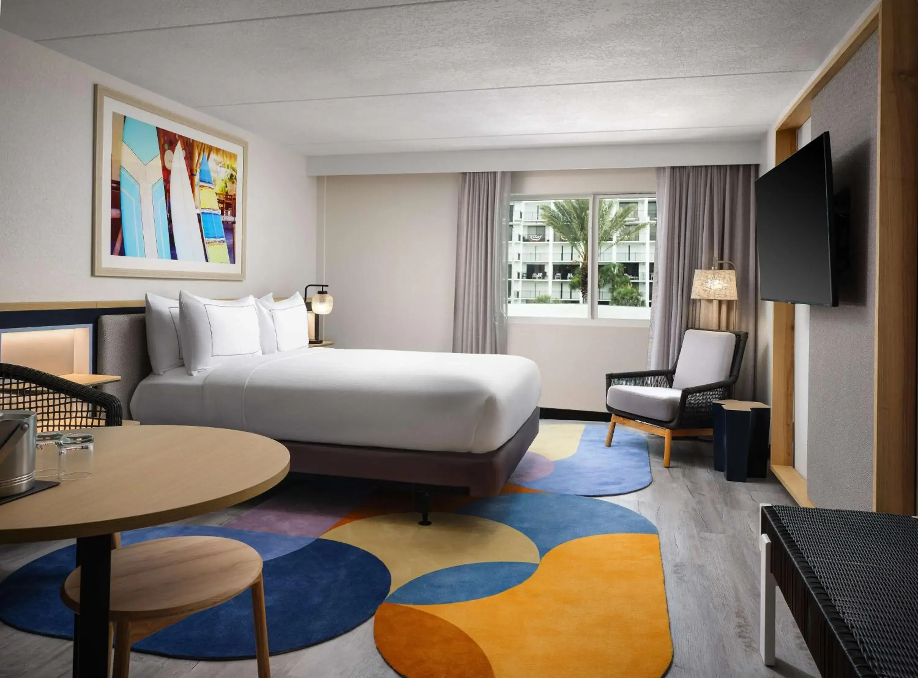 Bed in Hilton Garden Inn Cocoa Beach-Oceanfront, FL Bed in Hilton Garden Inn Cocoa Beach-Oceanfront, FL