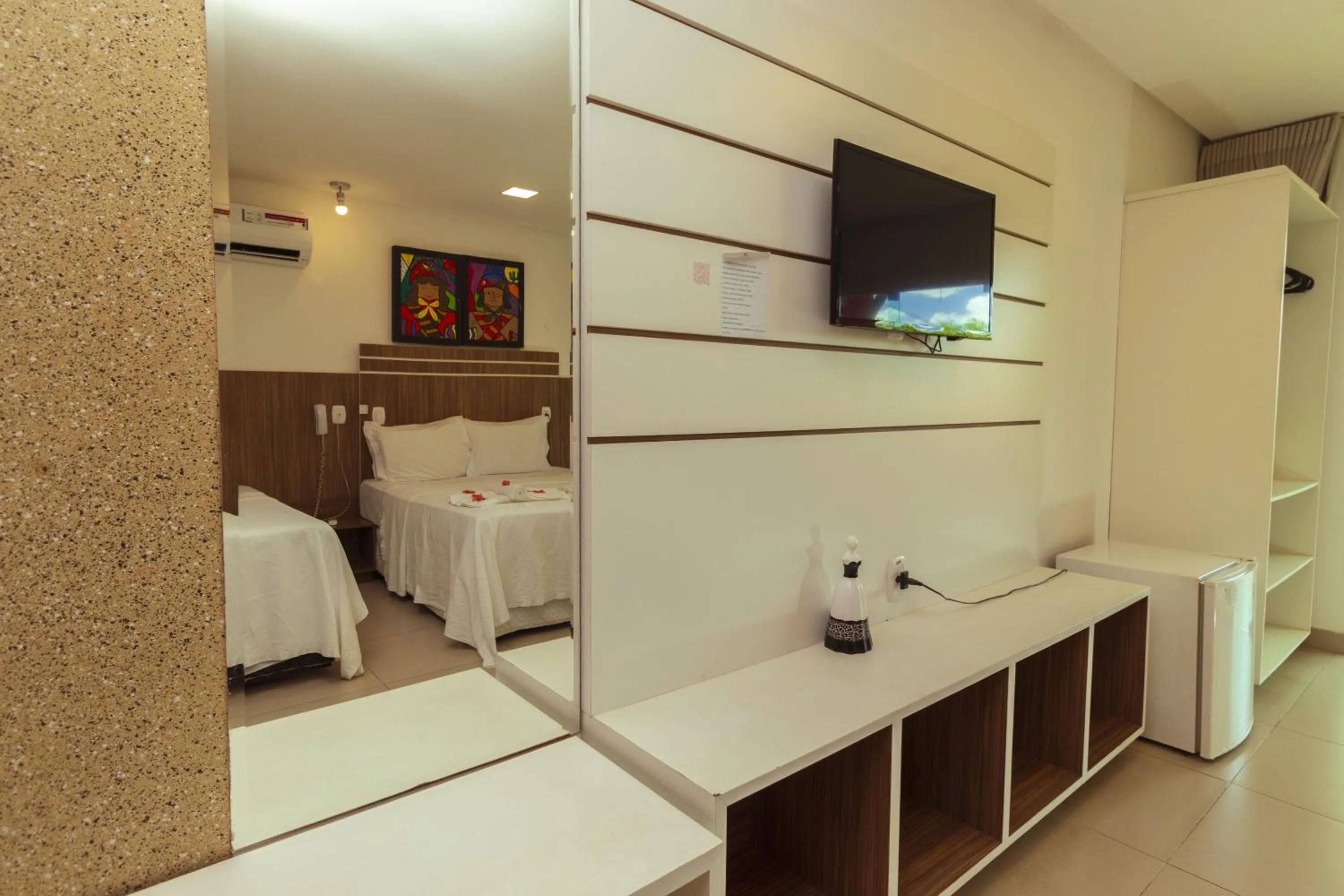 Bed in Pedra do Sino Hotel