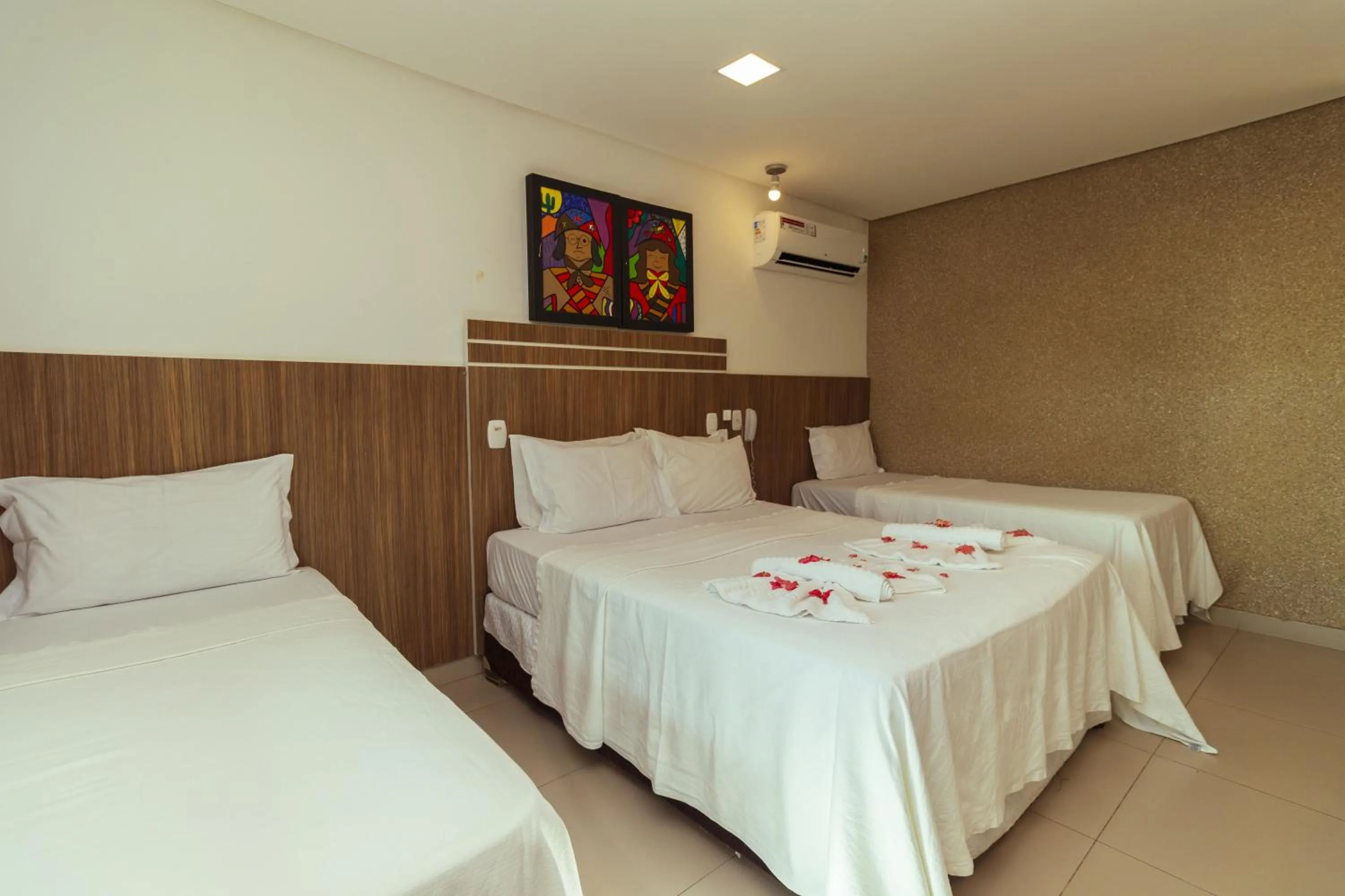 Bed in Pedra do Sino Hotel