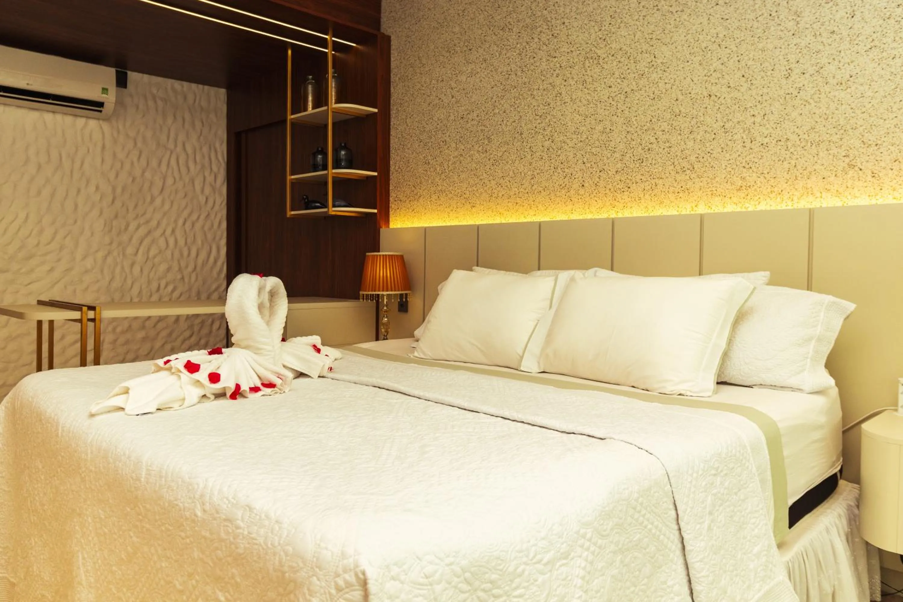Bed in Pedra do Sino Hotel