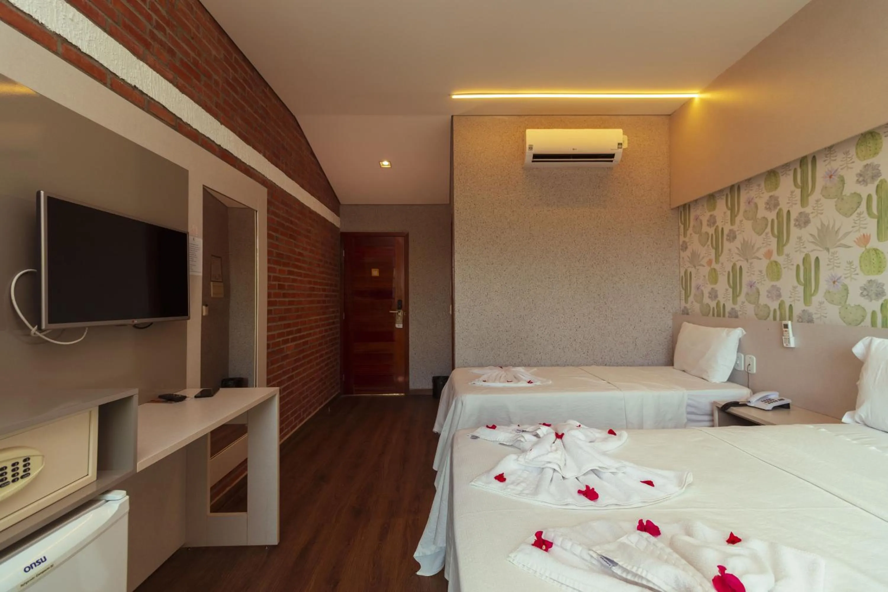 Bed in Pedra do Sino Hotel