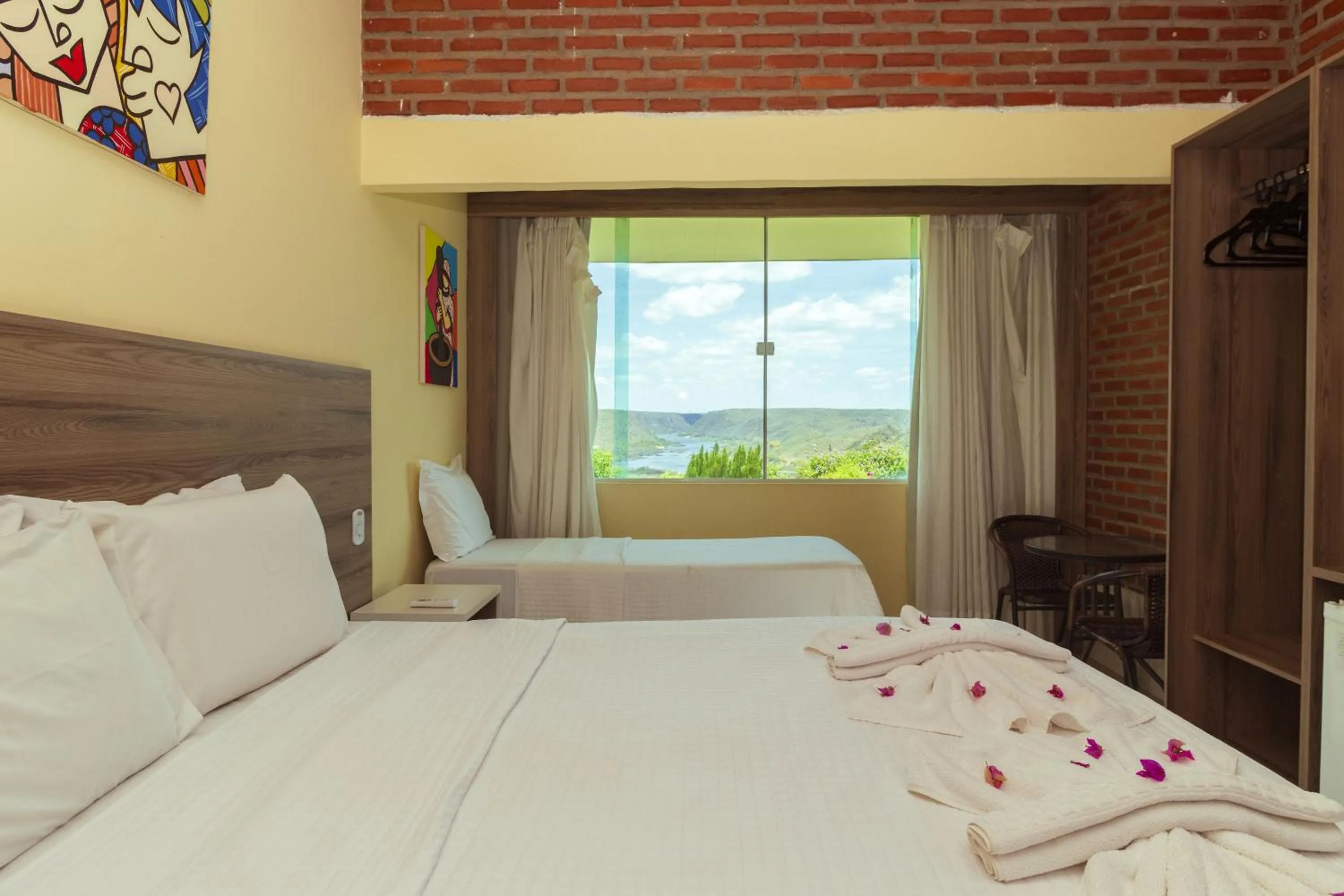 Bed in Pedra do Sino Hotel