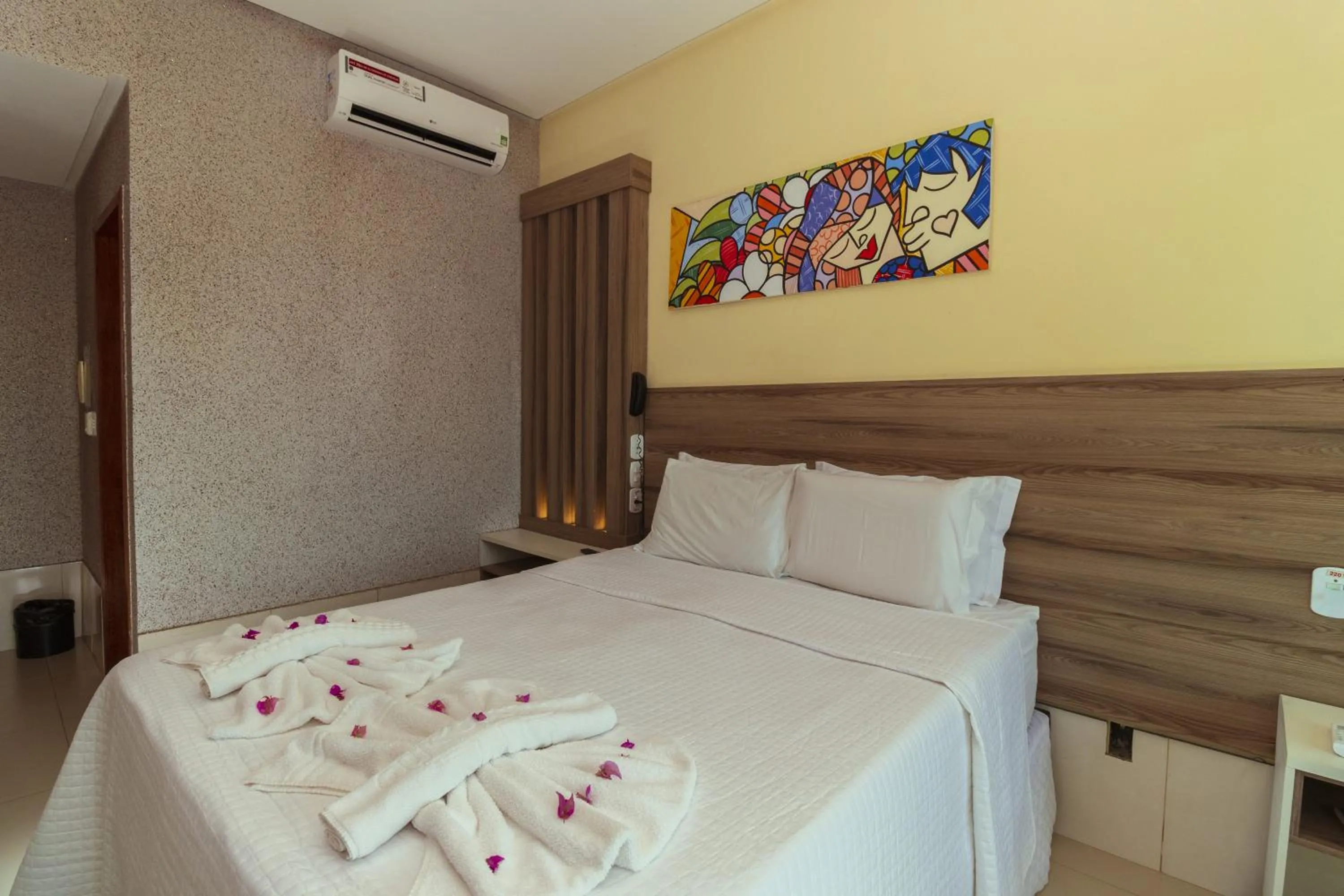 Bed in Pedra do Sino Hotel