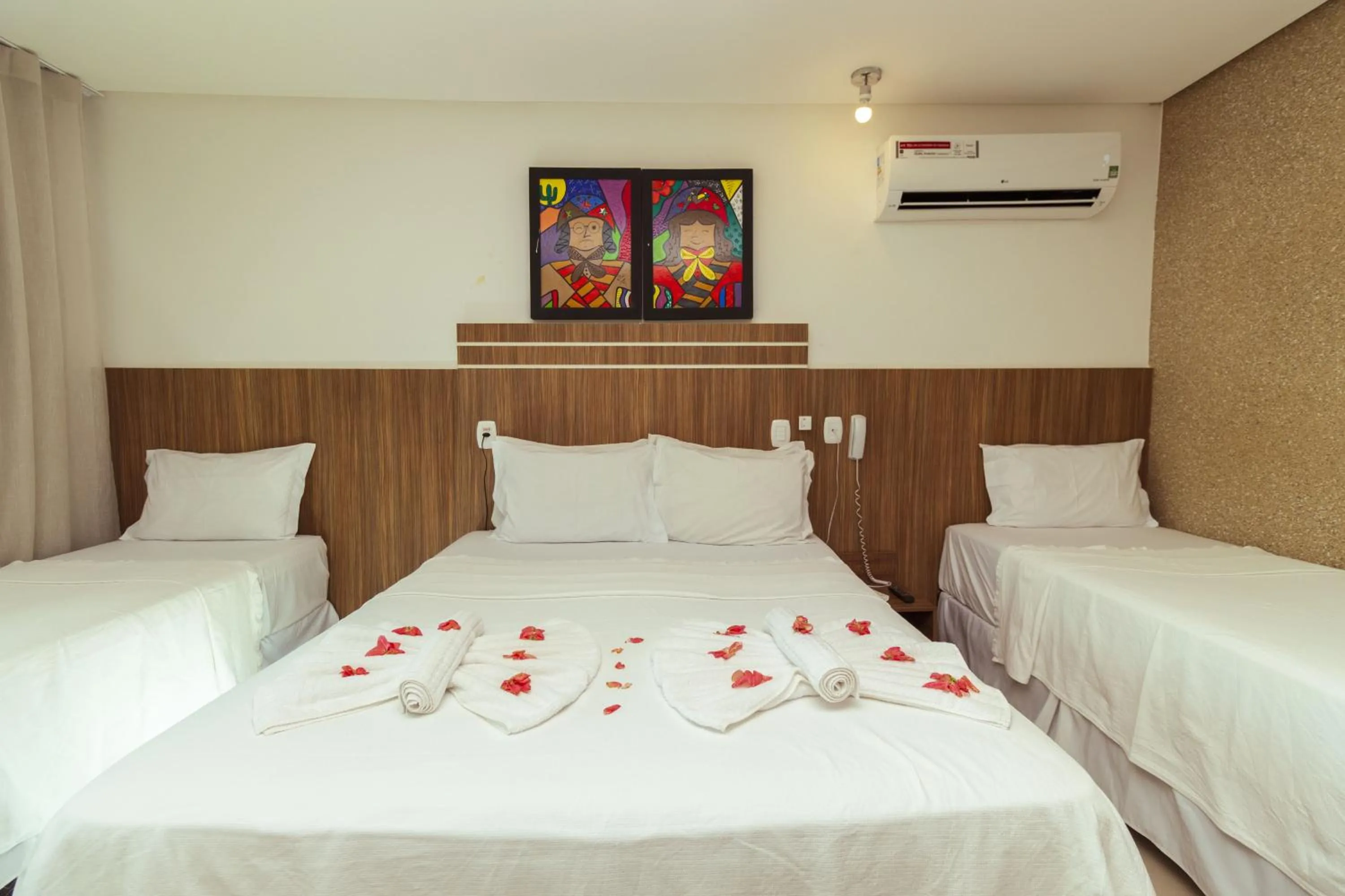 Bed in Pedra do Sino Hotel