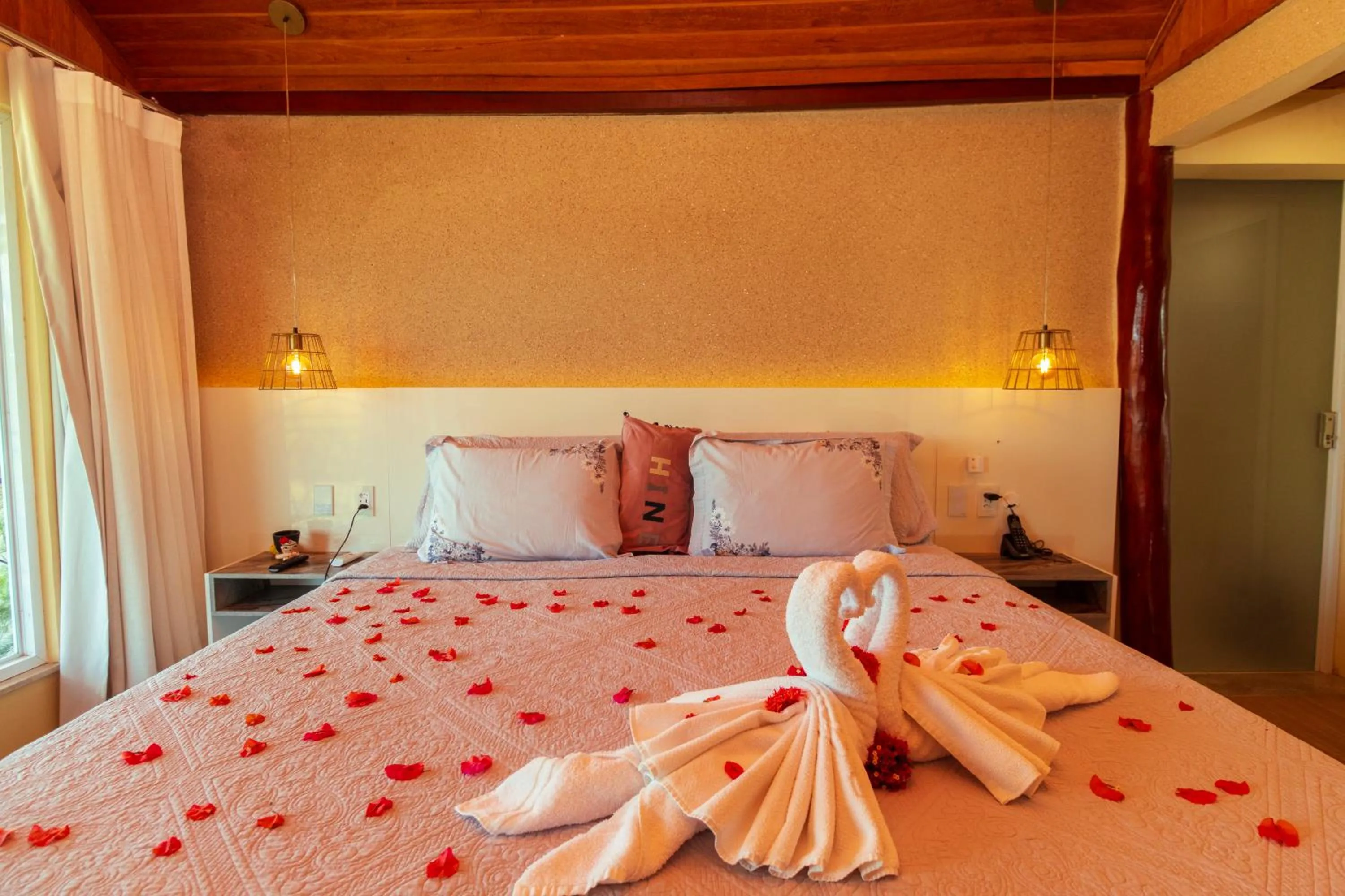 Bed in Pedra do Sino Hotel