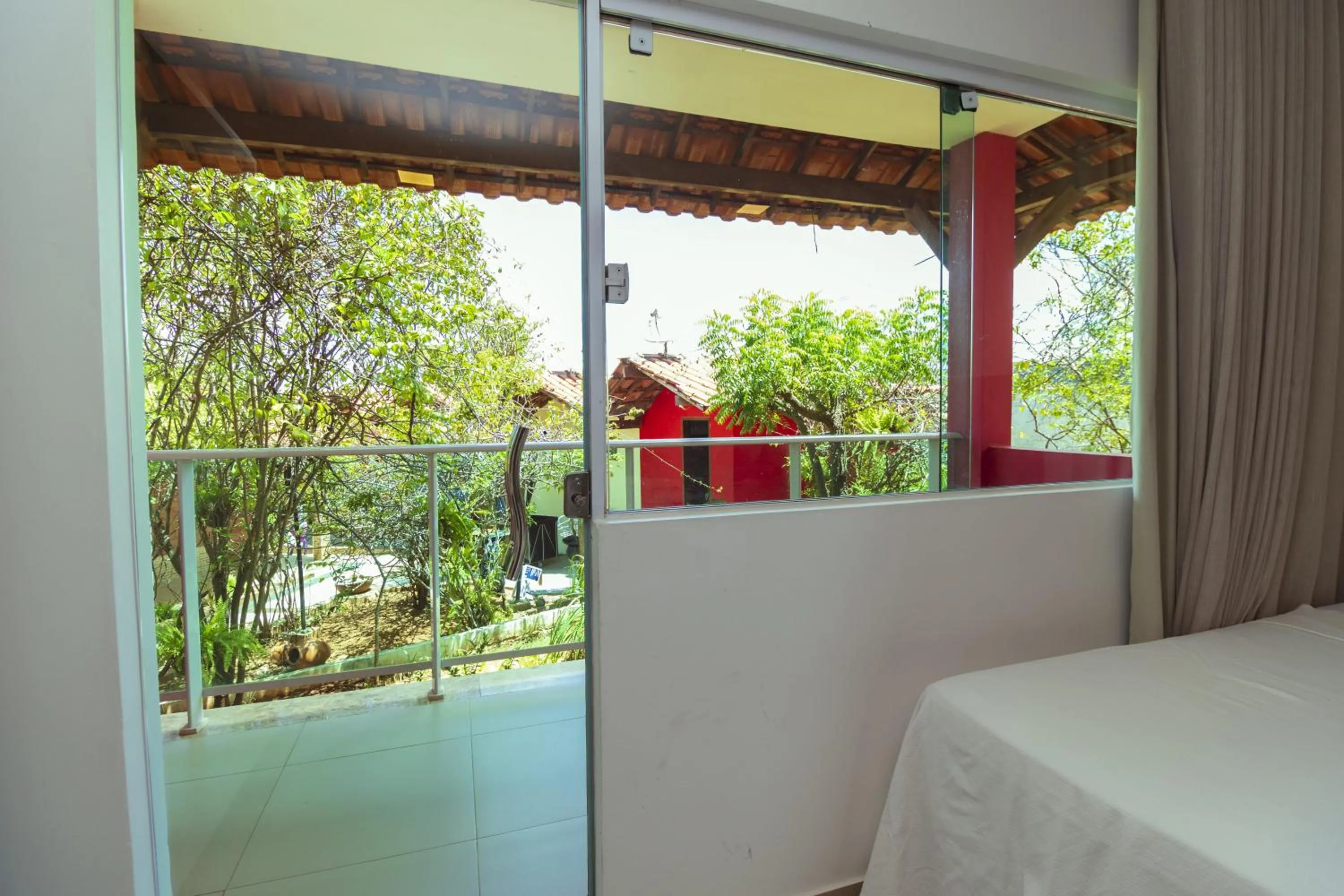 Bed in Pedra do Sino Hotel