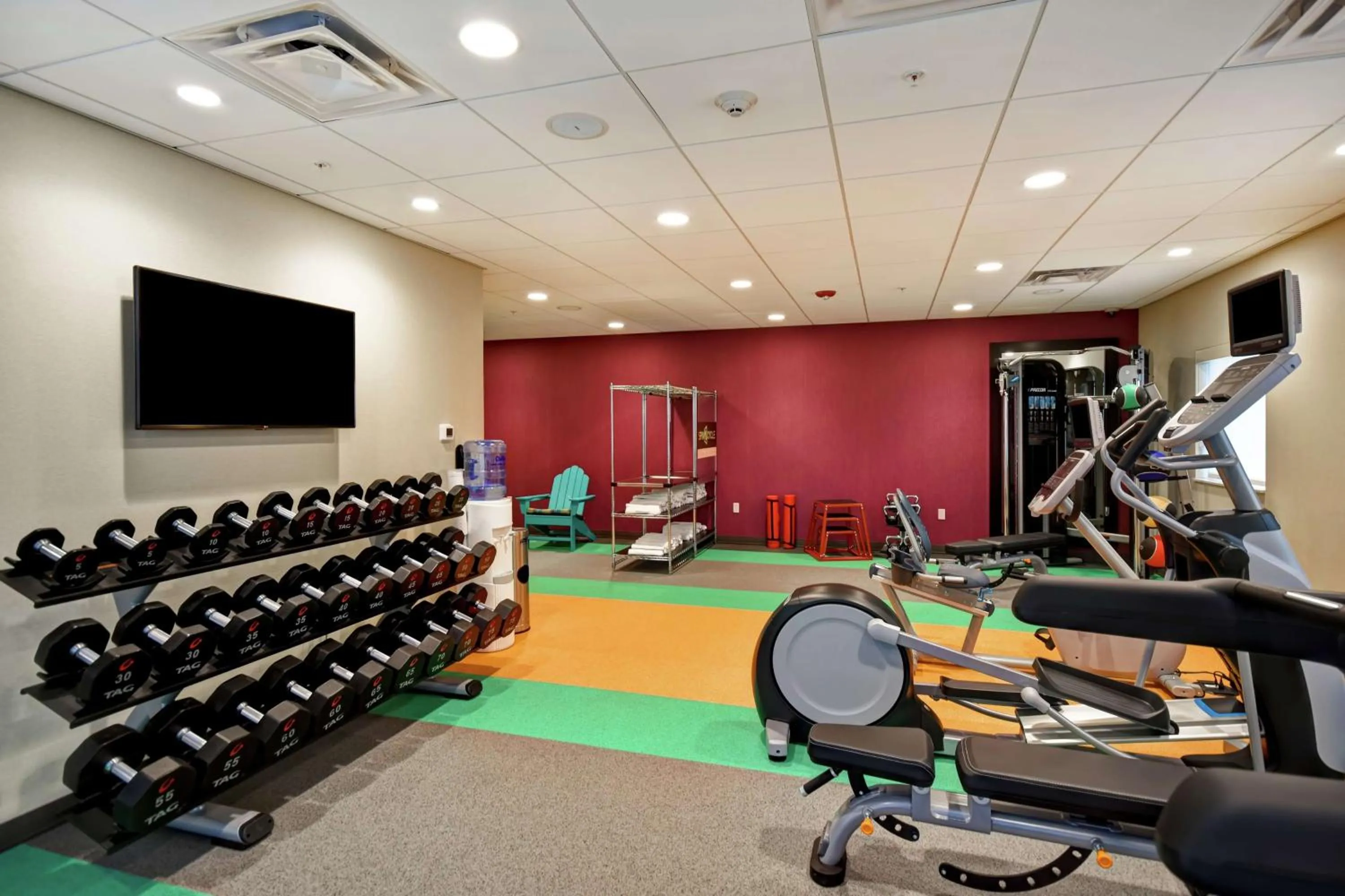 Fitness centre/facilities in Home2 Suites By Hilton Terre Haute