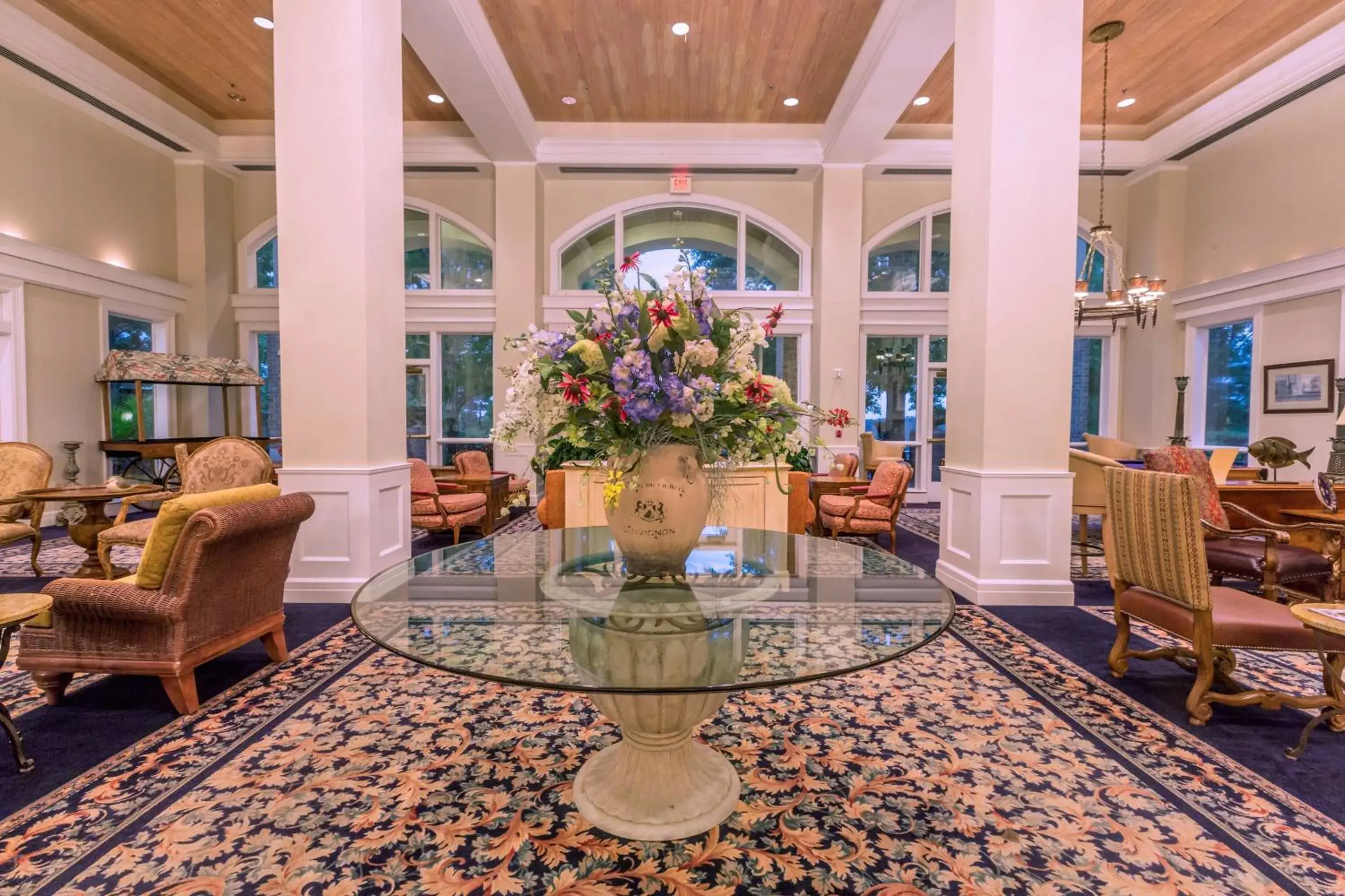 Lobby or reception in Cypress Bend Resort, a Wyndham Hotel Lobby or reception in Cypress Bend Resort, a Wyndham Hotel
