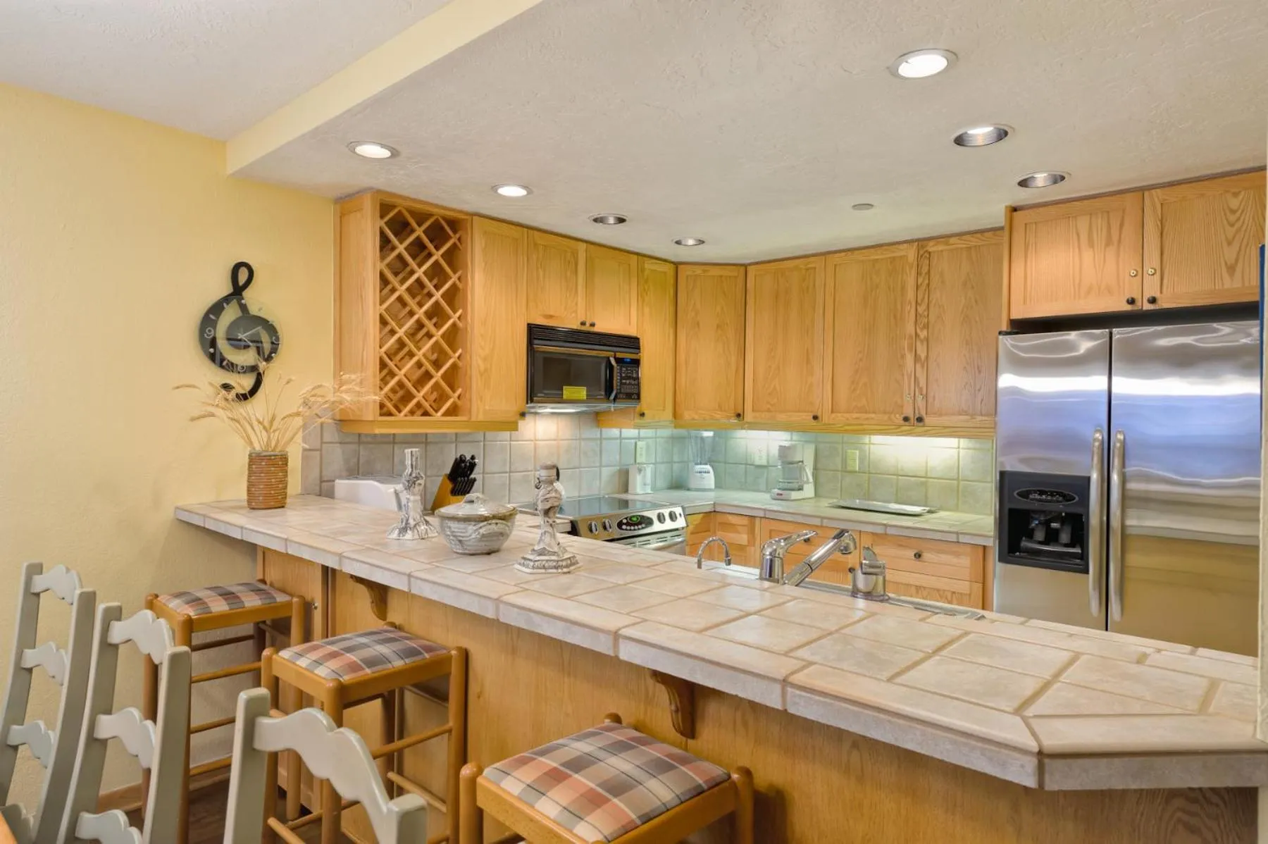 Kitchen or kitchenette in Vail's Mountain Haus at the Covered Bridge
