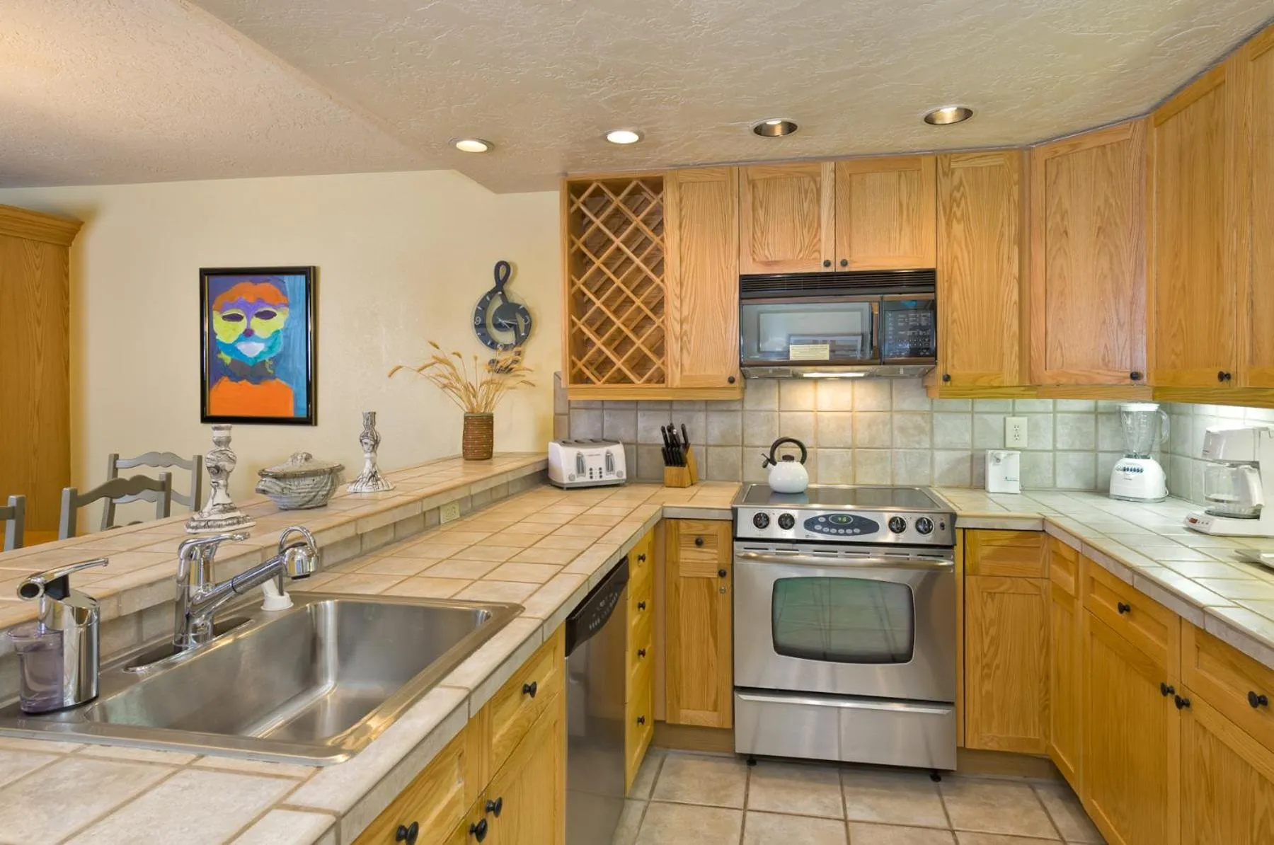 Kitchen or kitchenette in Vail's Mountain Haus at the Covered Bridge