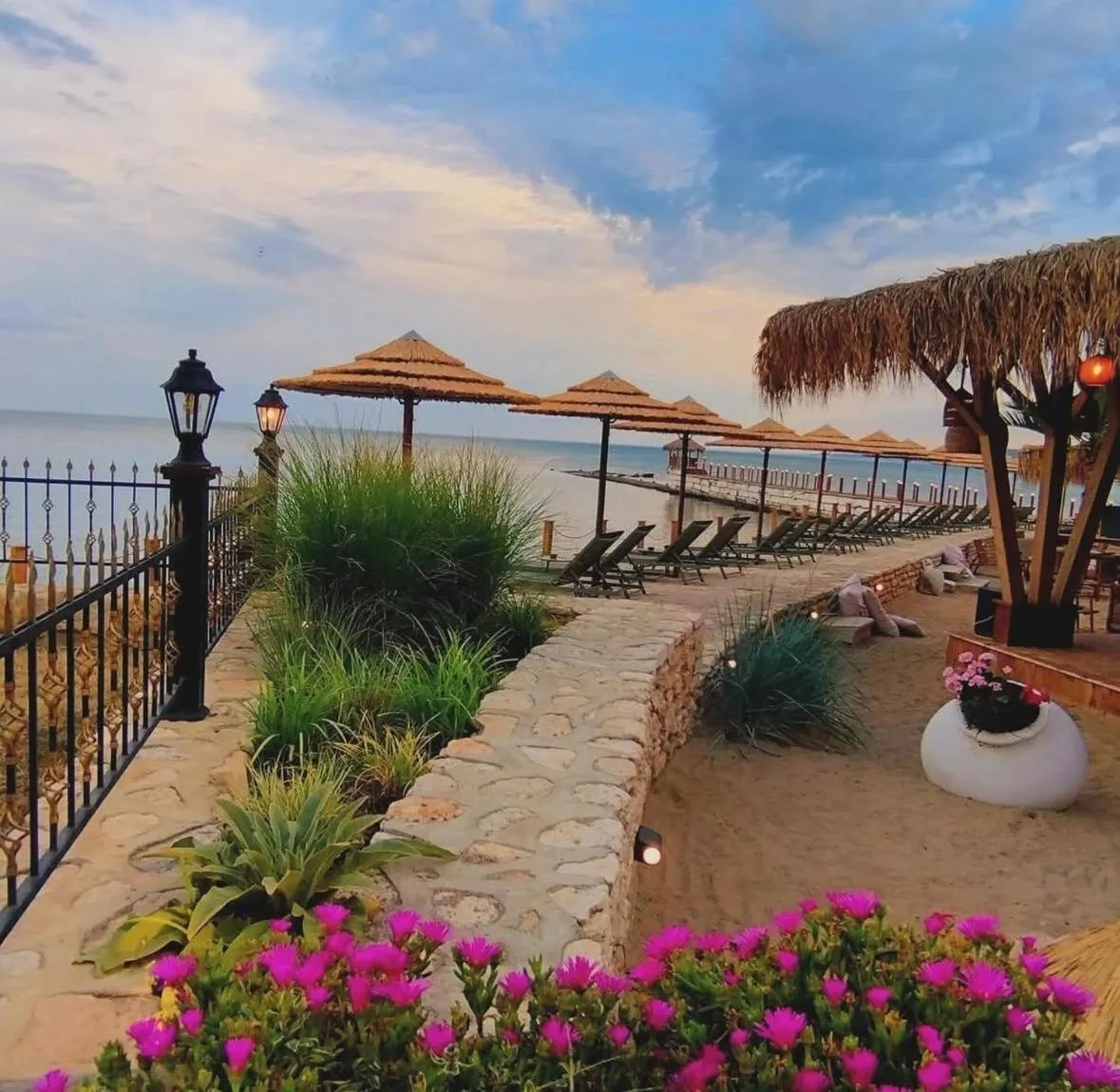 Beach in Maria Palace Complex