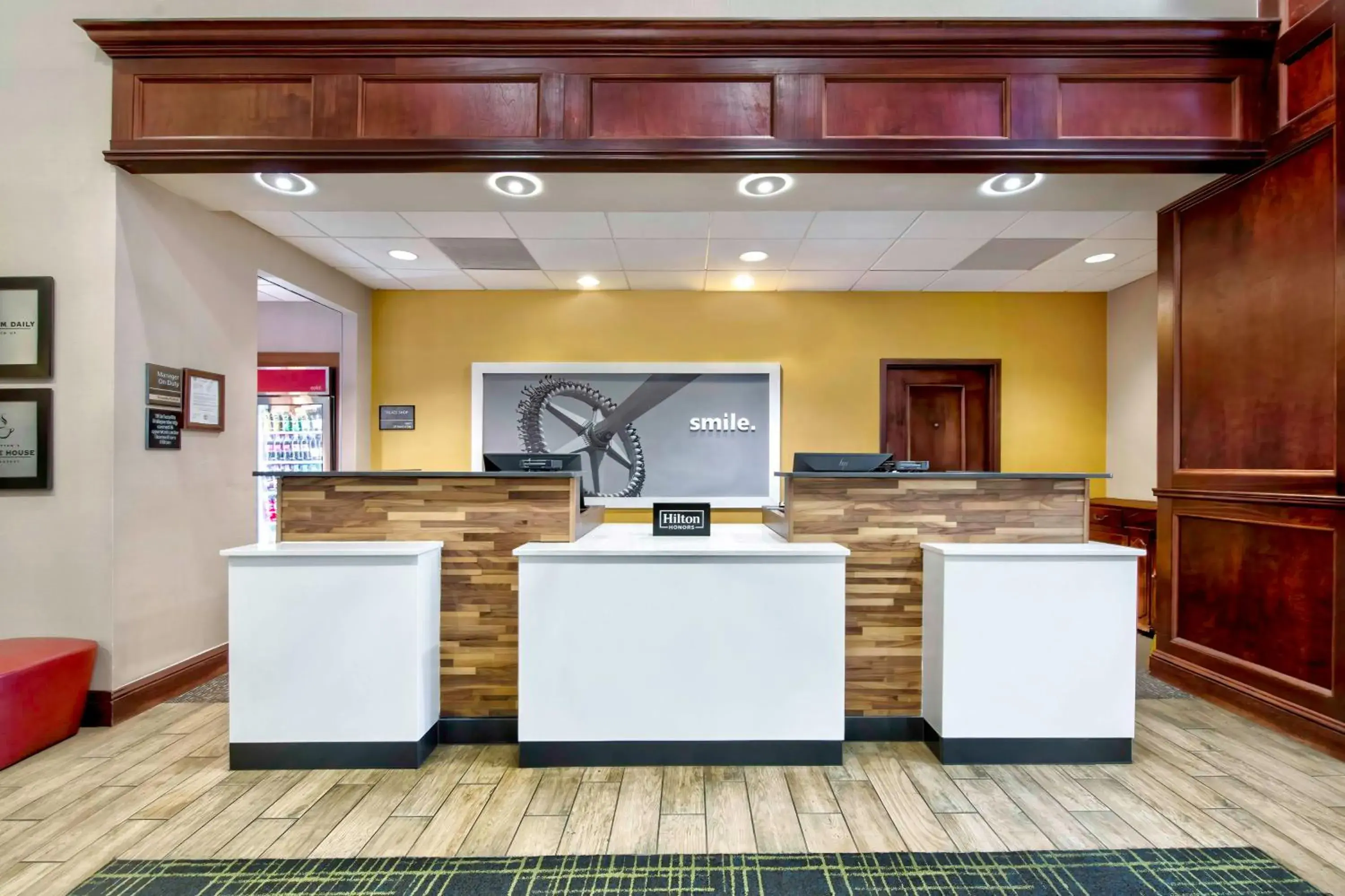 Lobby or reception in Hampton Inn & Suites Jackson Lobby or reception in Hampton Inn & Suites Jackson
