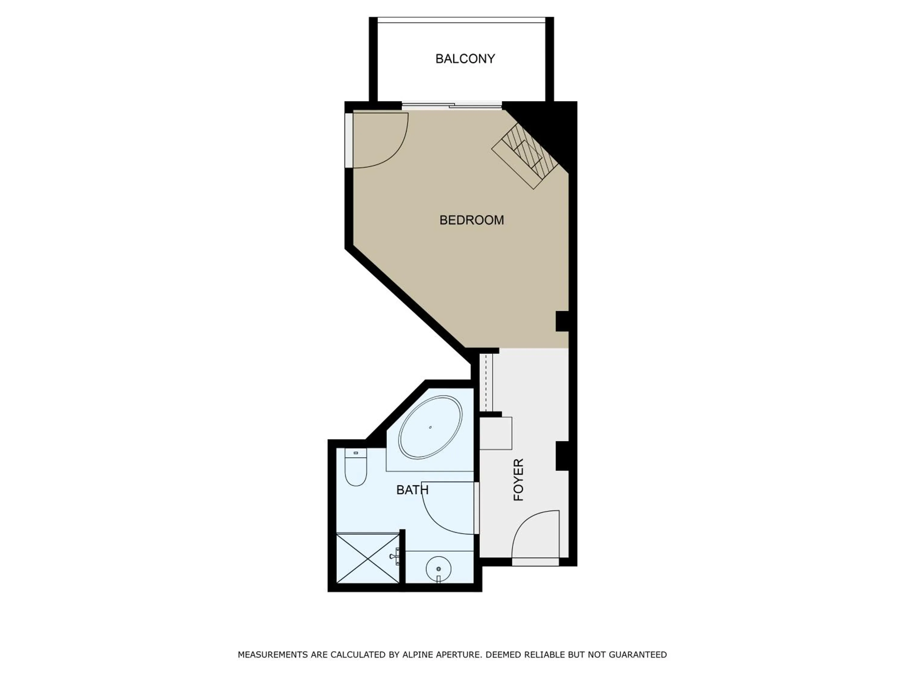 Floor plan in The Steamboat Grand
