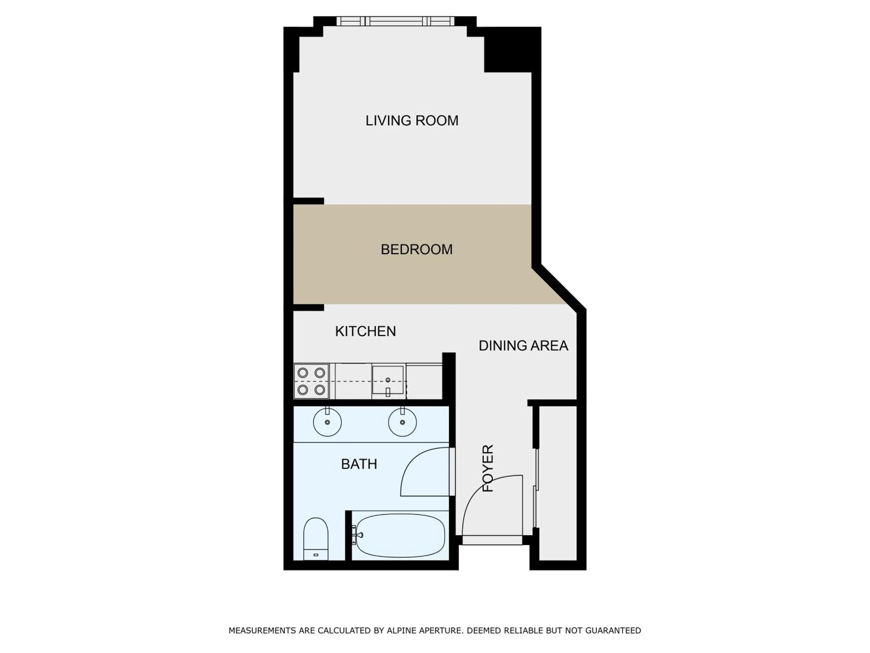Floor plan in The Steamboat Grand