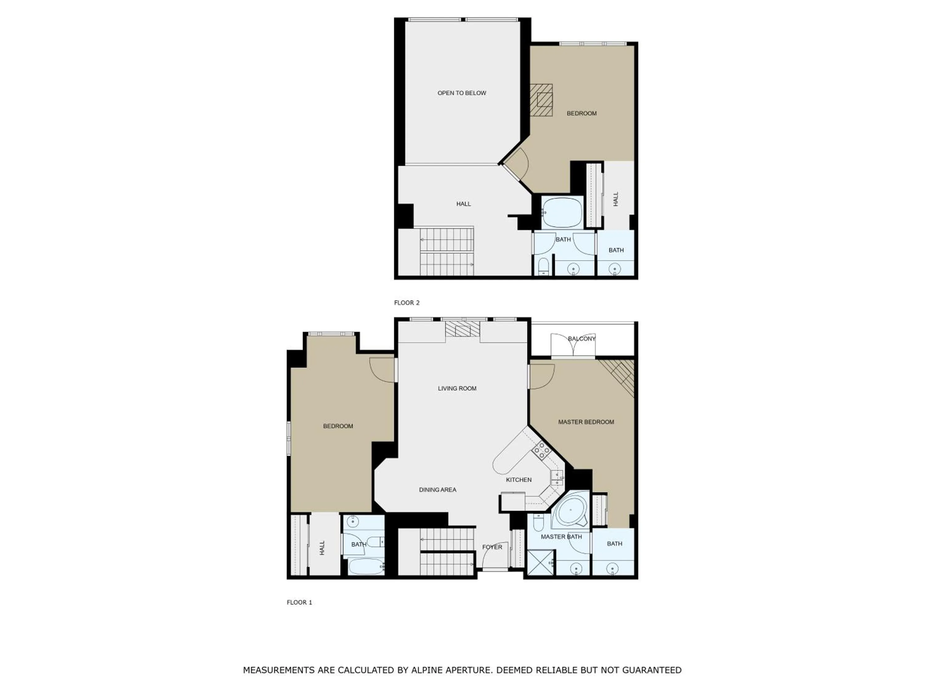 Floor plan in The Steamboat Grand