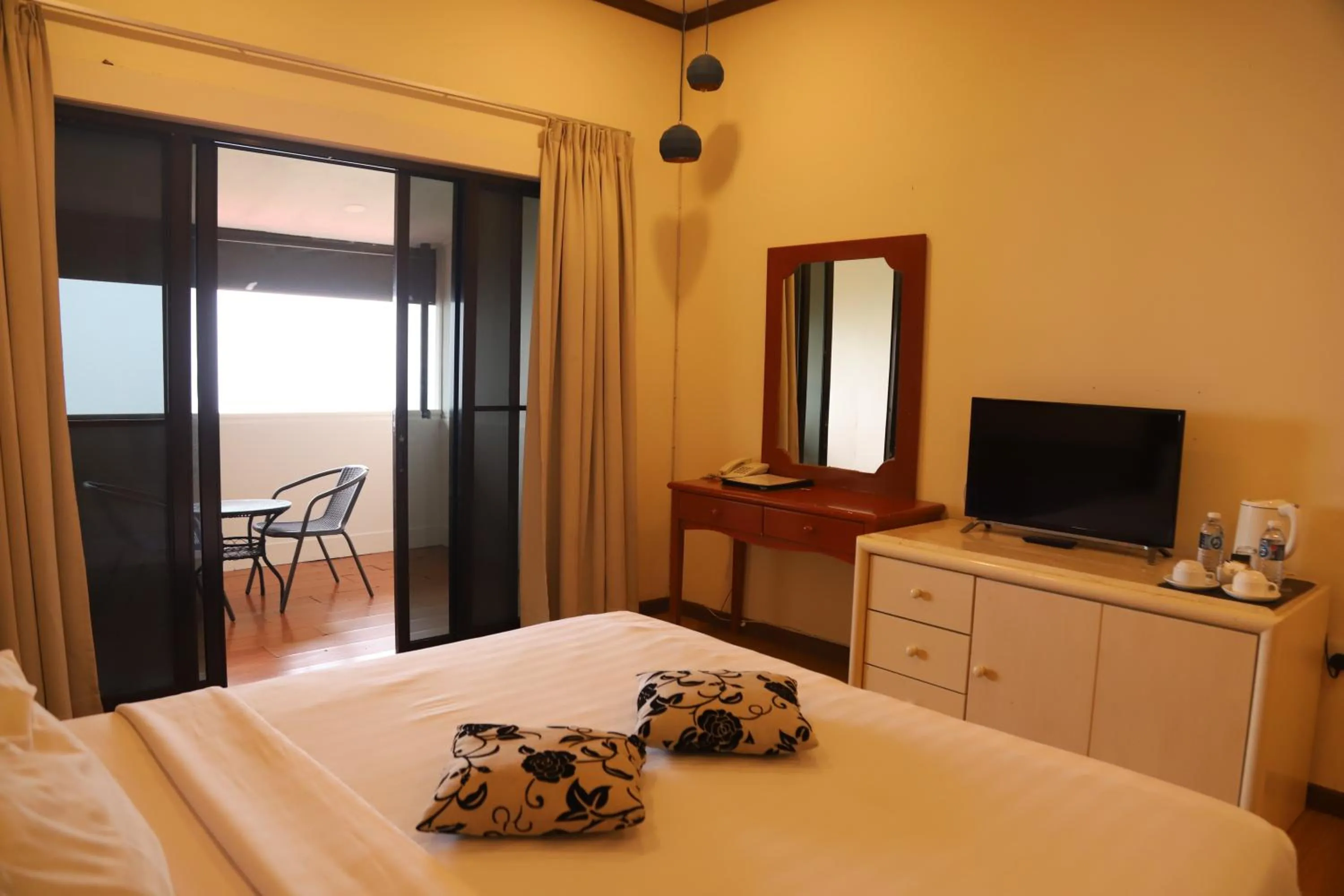 Bed in Kasih Sayang Hill Resort