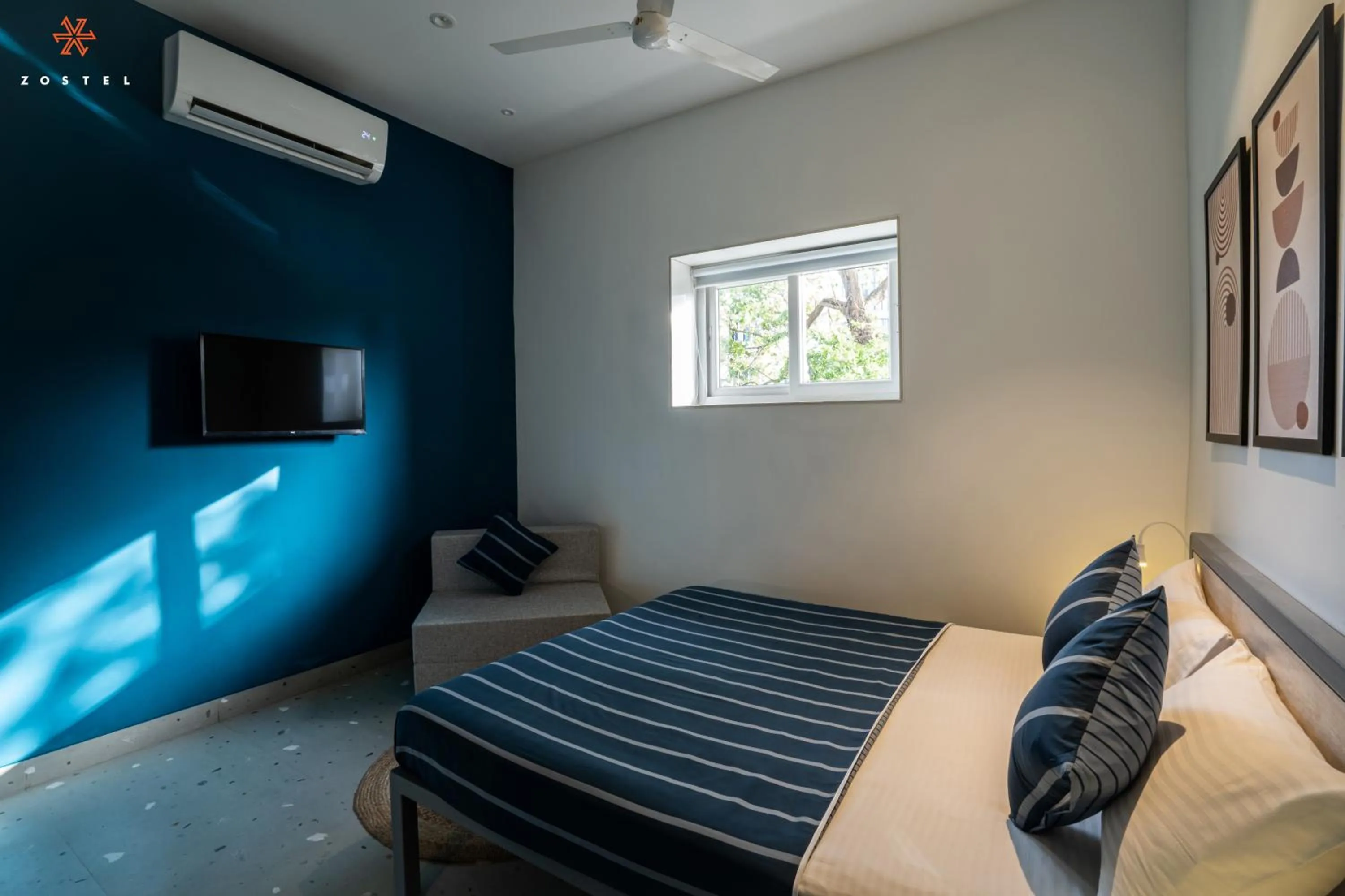 Bed in Zostel Chhatrapati Sambhajinagar, Formerly Aurangabad