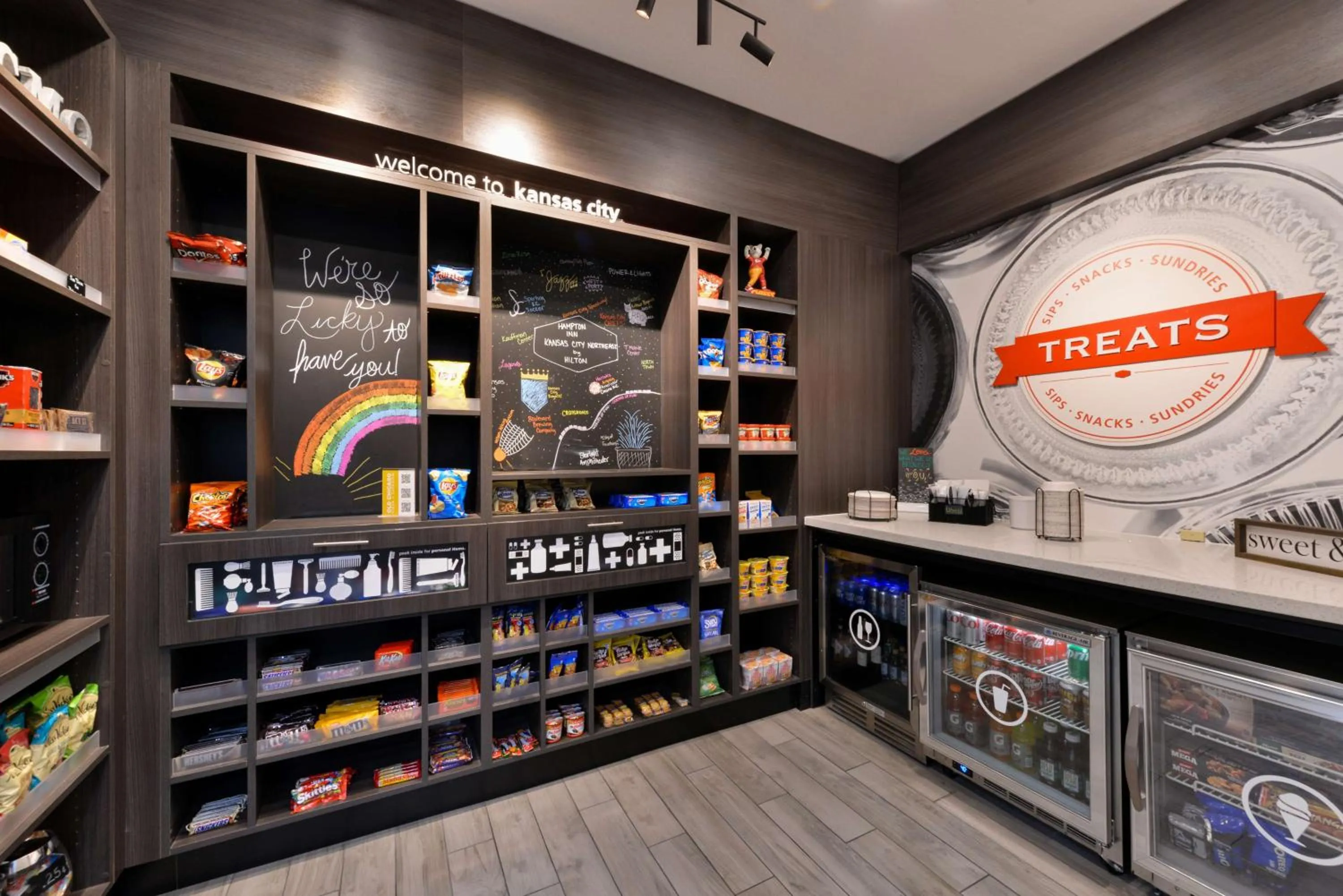 Restaurant/places to eat in Hampton Inn Kansas City Northeast