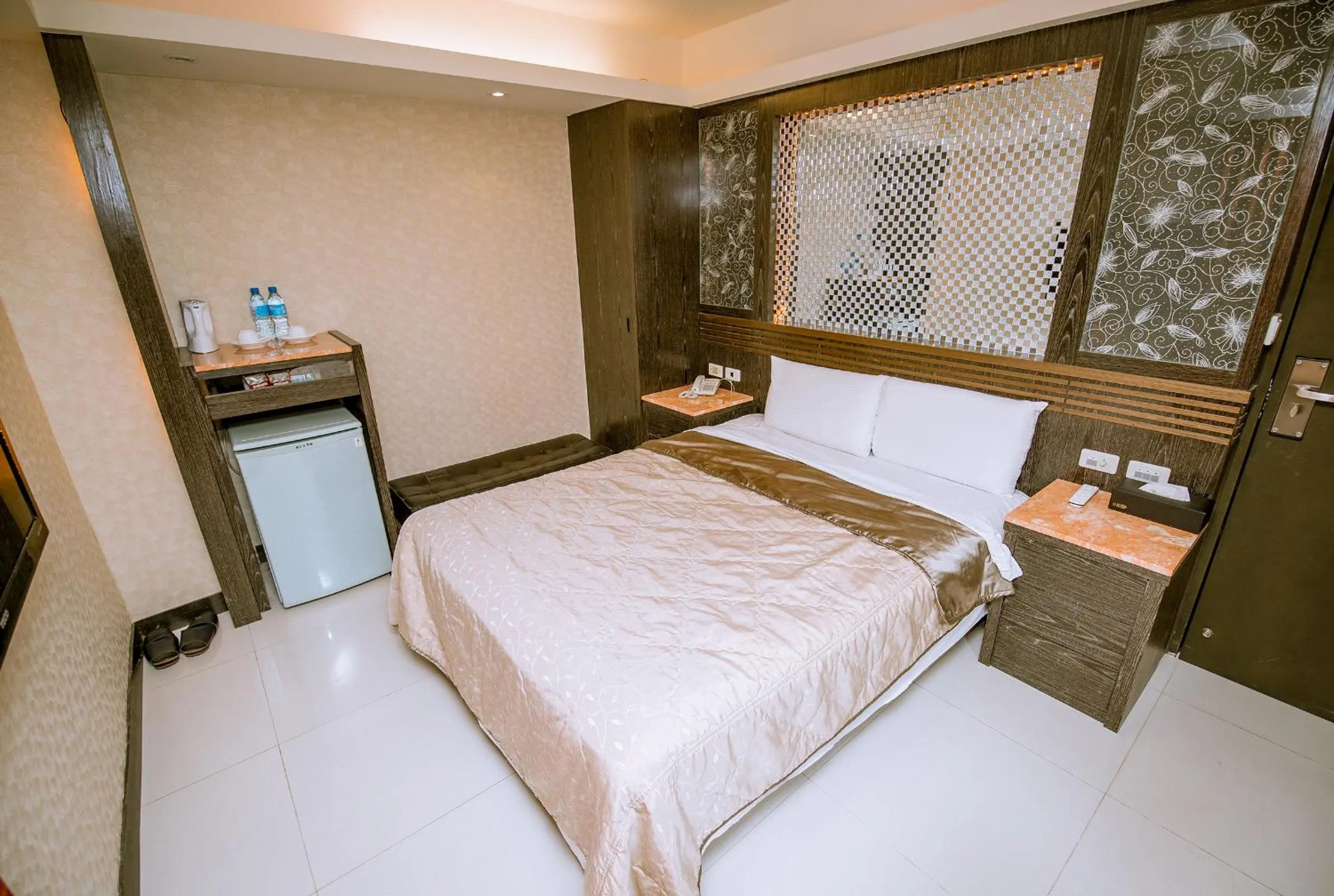 Bed in Guide Hotel Taipei Xinyi