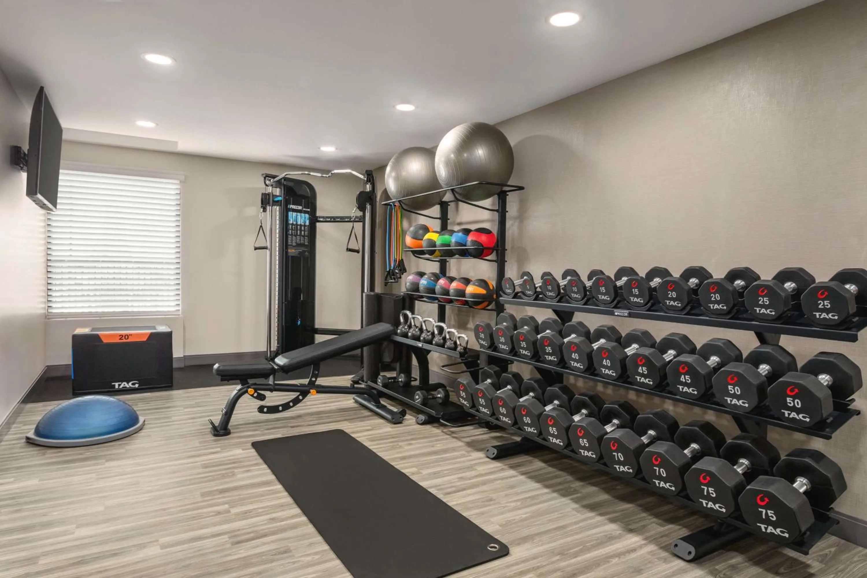 Fitness centre/facilities in Hampton Inn Kansas City - Airport