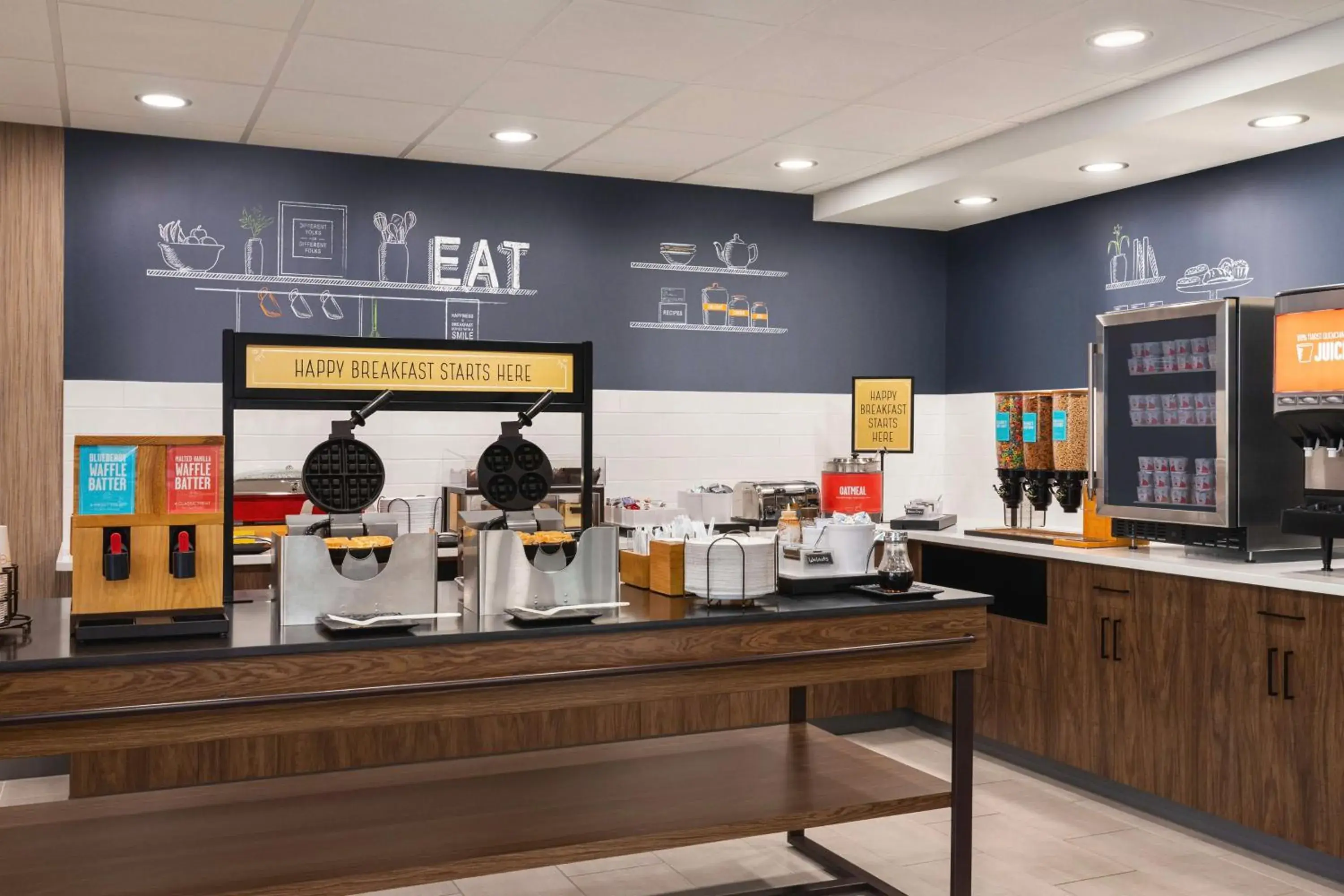 Breakfast in Hampton Inn Kansas City - Airport Breakfast in Hampton Inn Kansas City - Airport