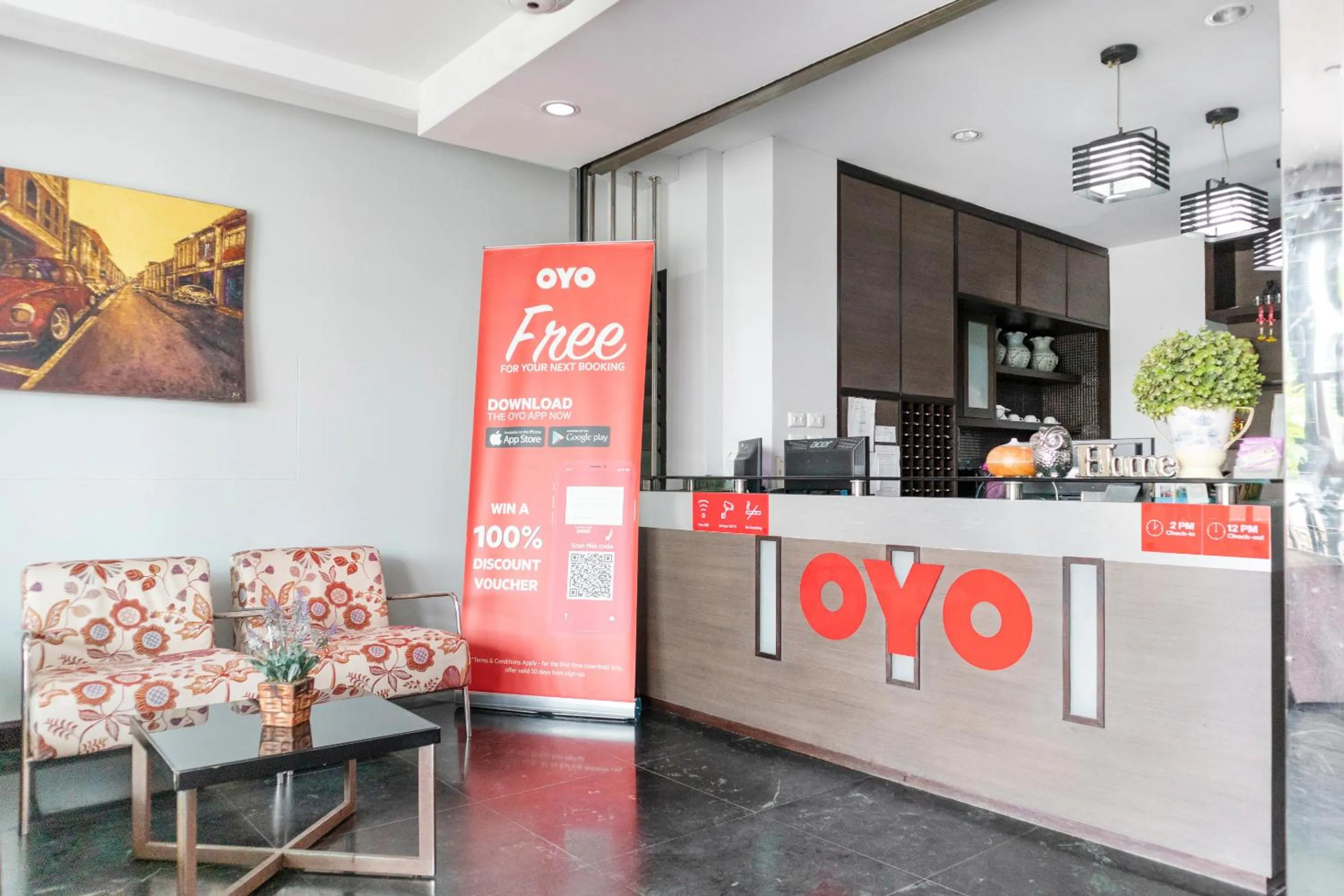Lobby or reception, Lobby/Reception in OYO 358 Rattana Residence Thalang
