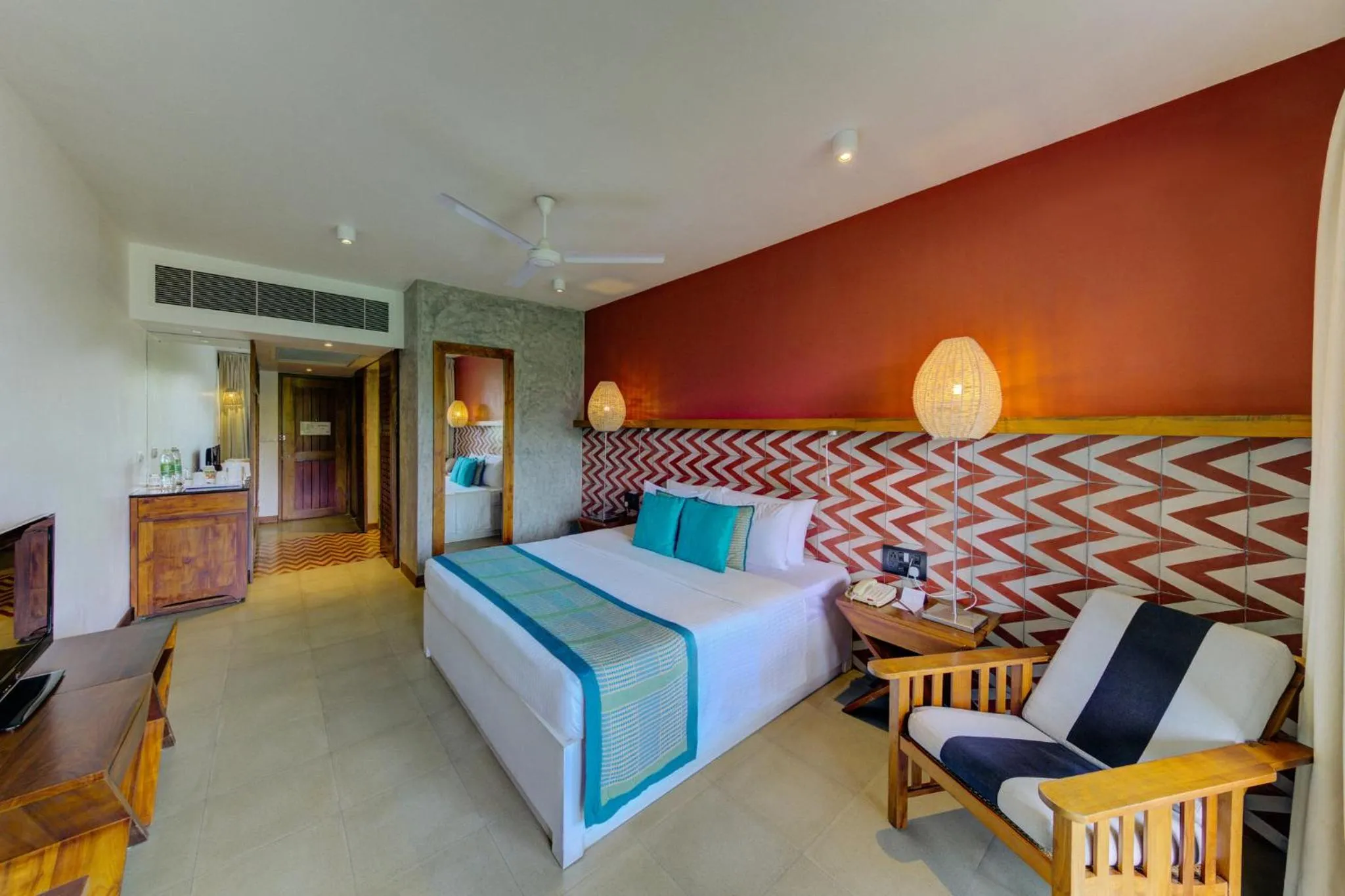 Bedroom, Bed in Cinnamon Bey Beruwala