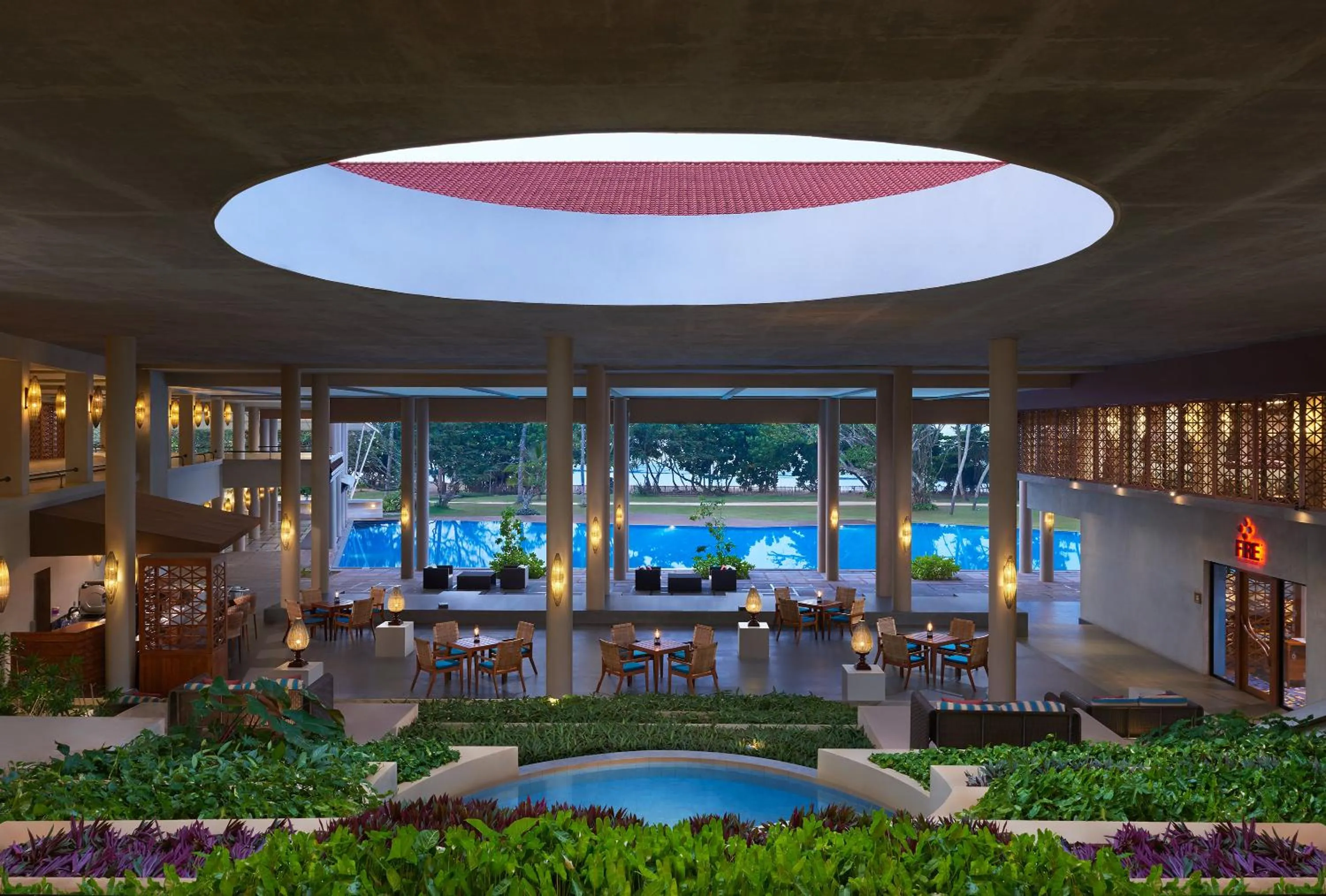 Decorative detail in Cinnamon Bey Beruwala