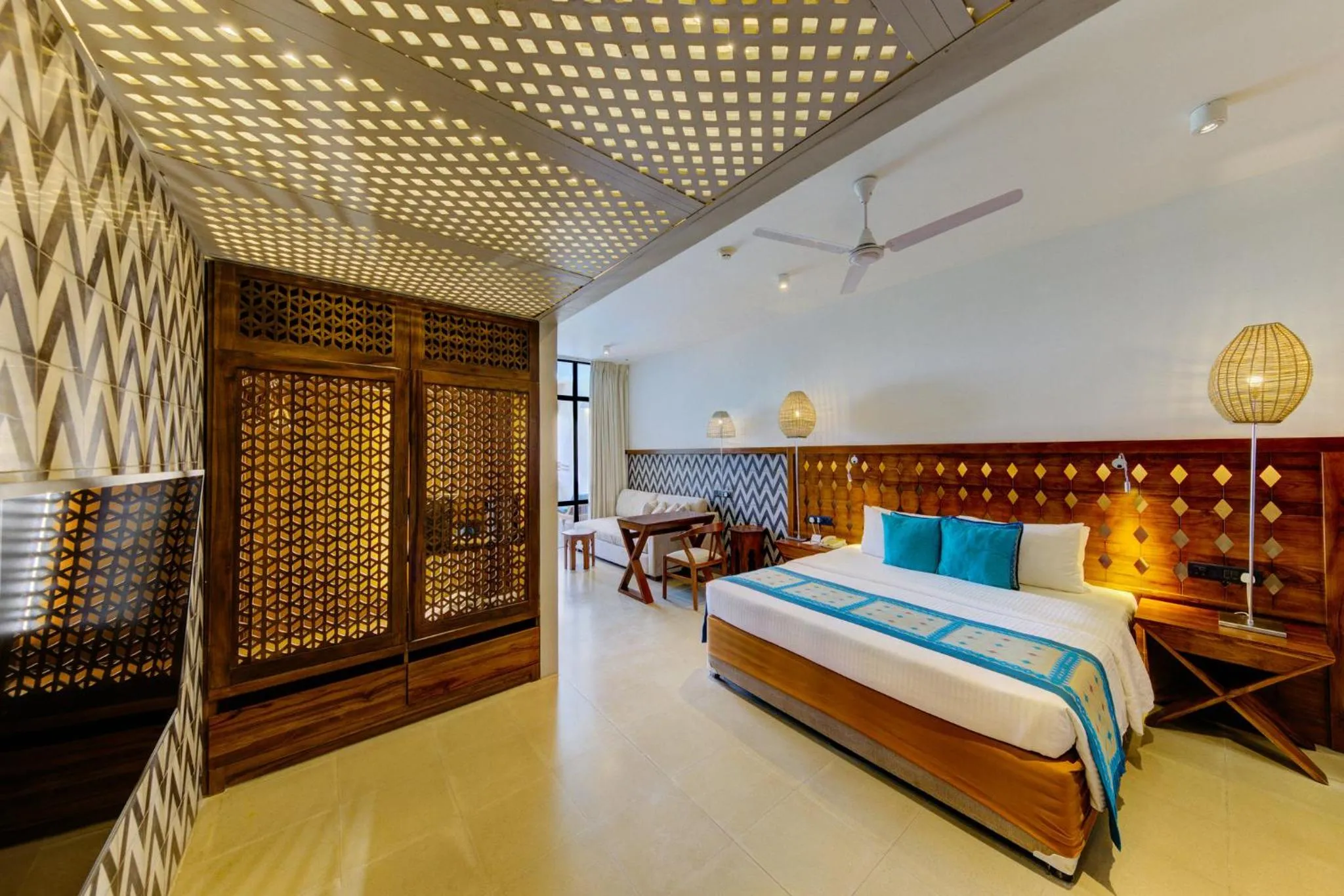 Bedroom, Bed in Cinnamon Bey Beruwala