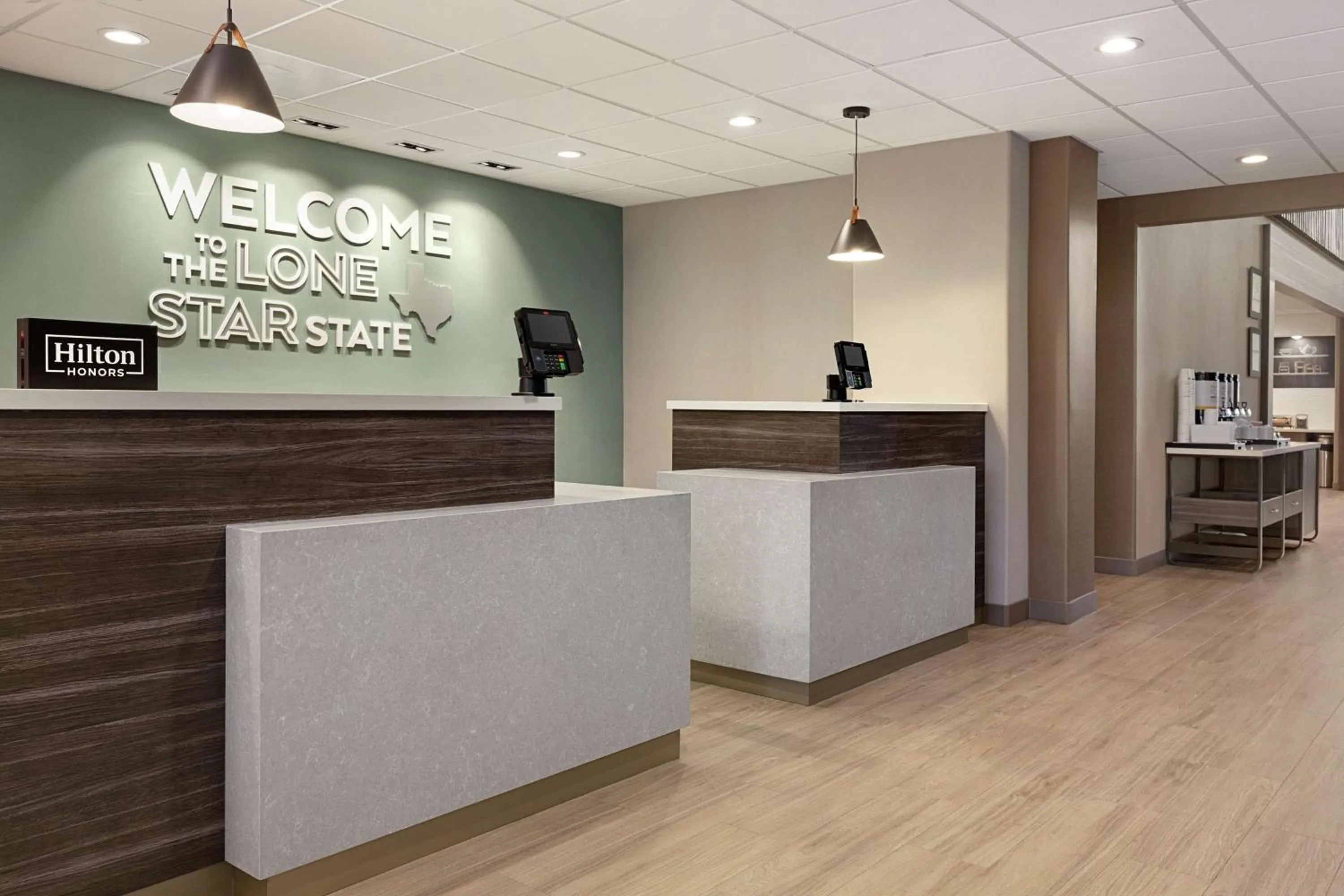 Lobby or reception in Hampton Inn & Suites Houston-Cypress Station