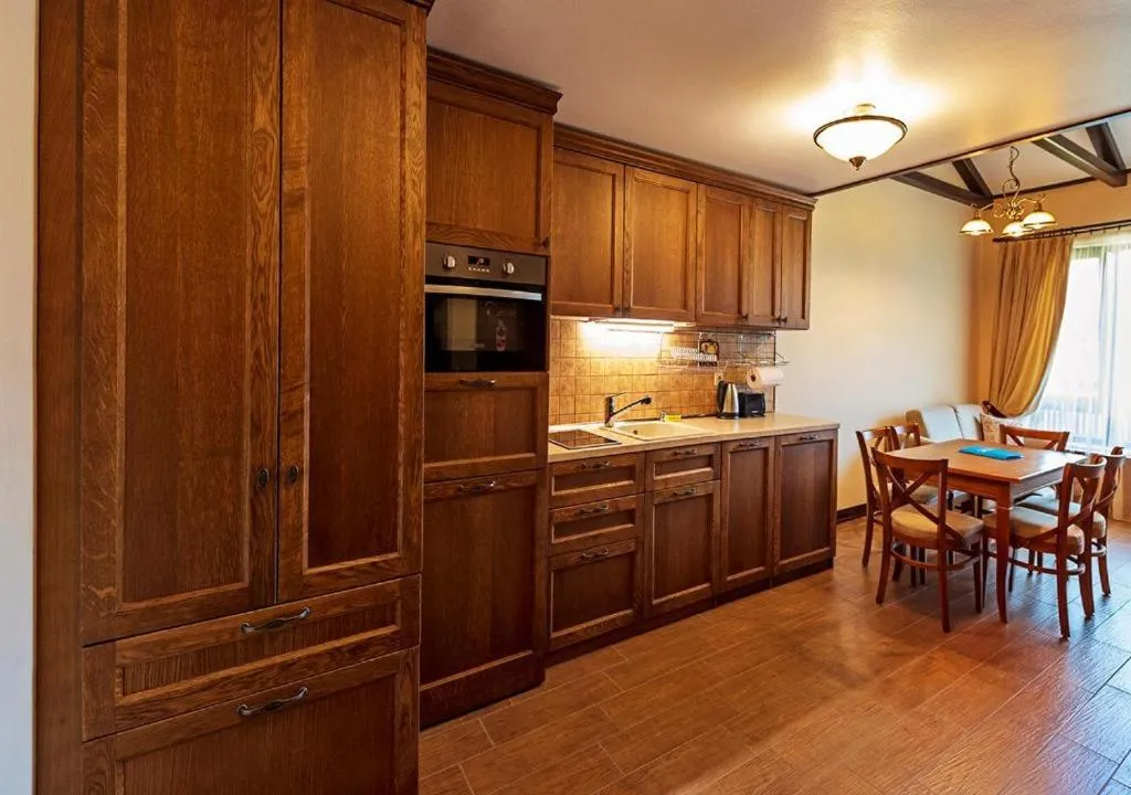 Kitchen or kitchenette in 7 Pools SPA Boutique Hotel