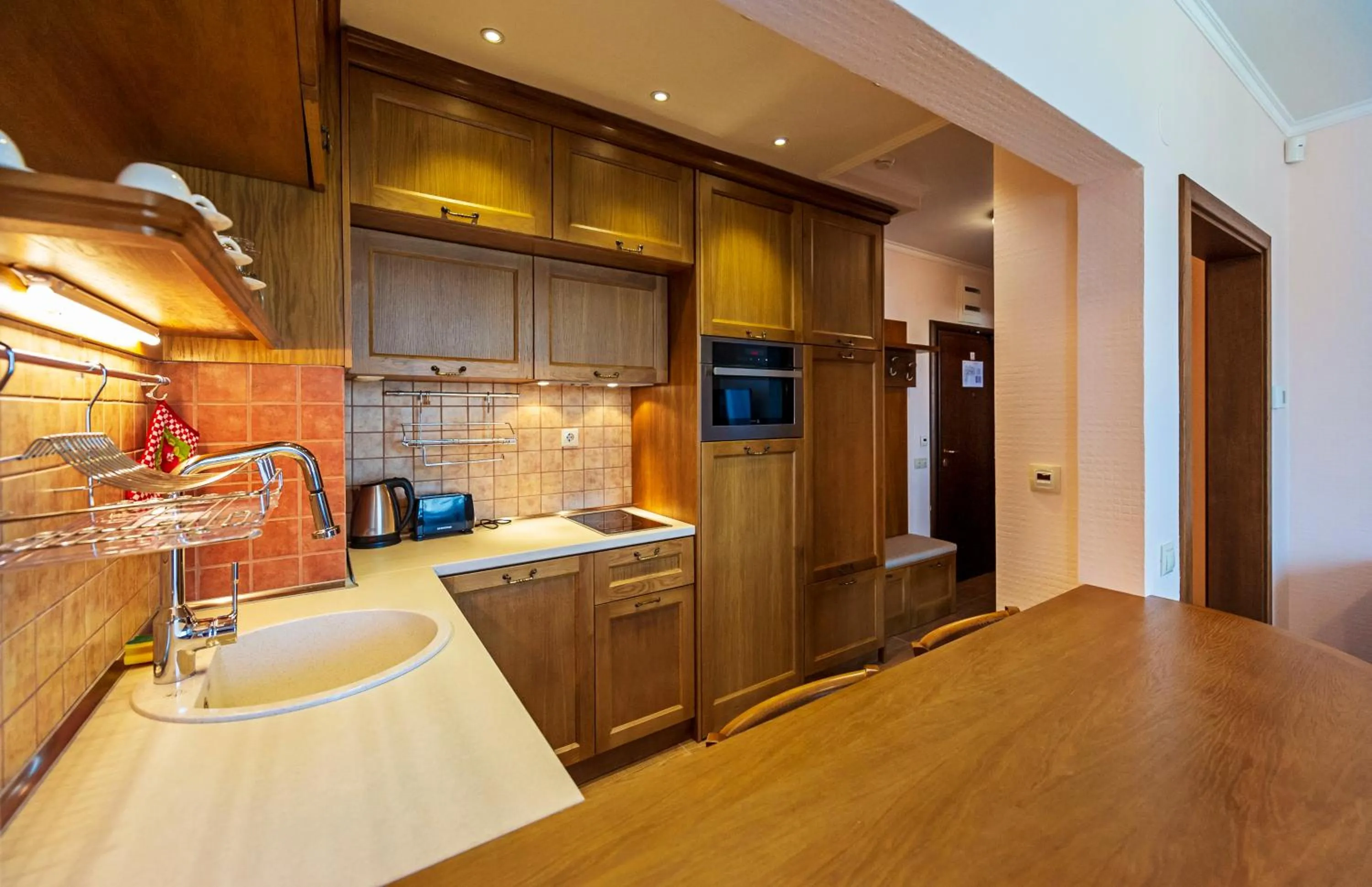 Kitchen or kitchenette in 7 Pools SPA Boutique Hotel